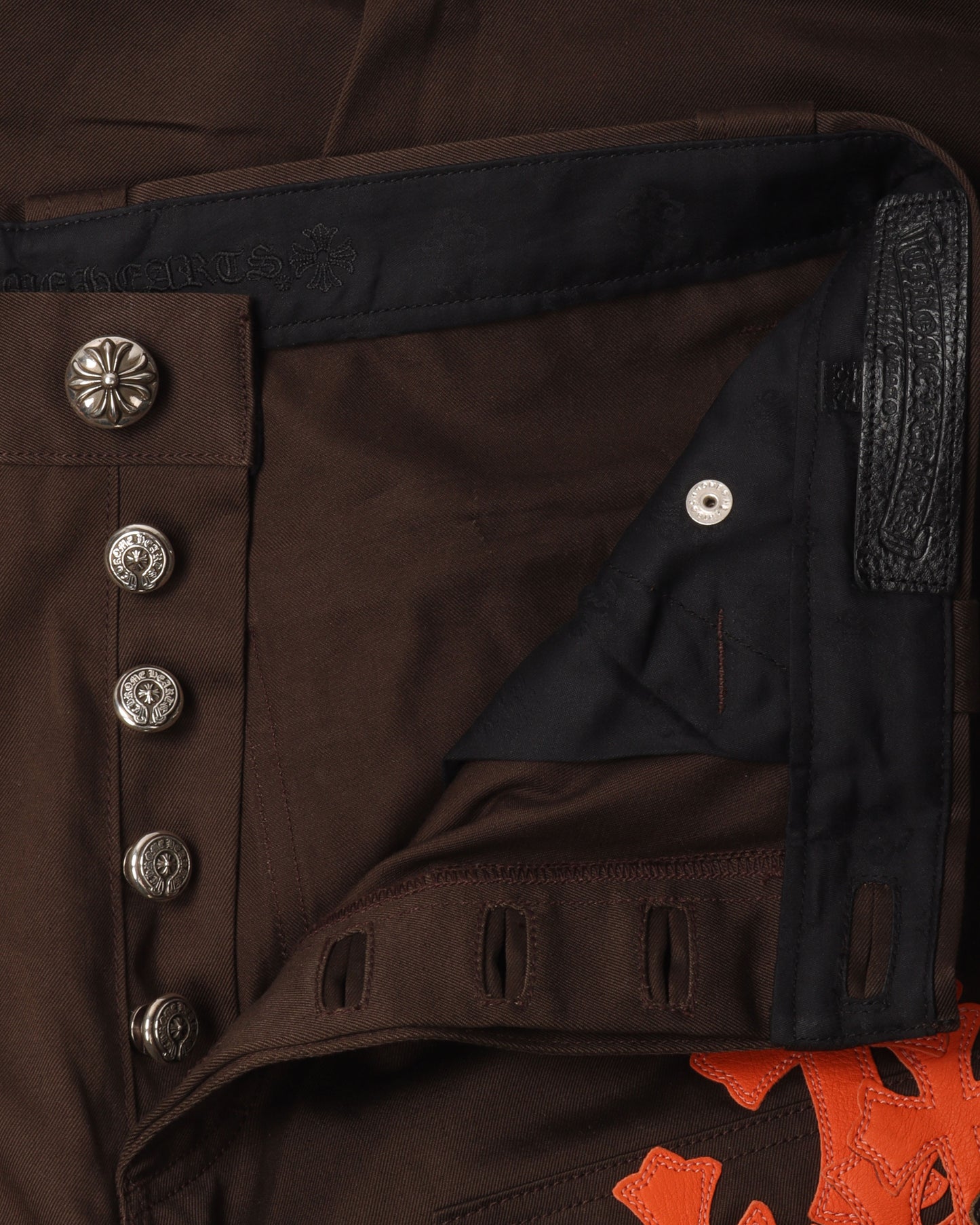 Double Knee Cross Patch Pants