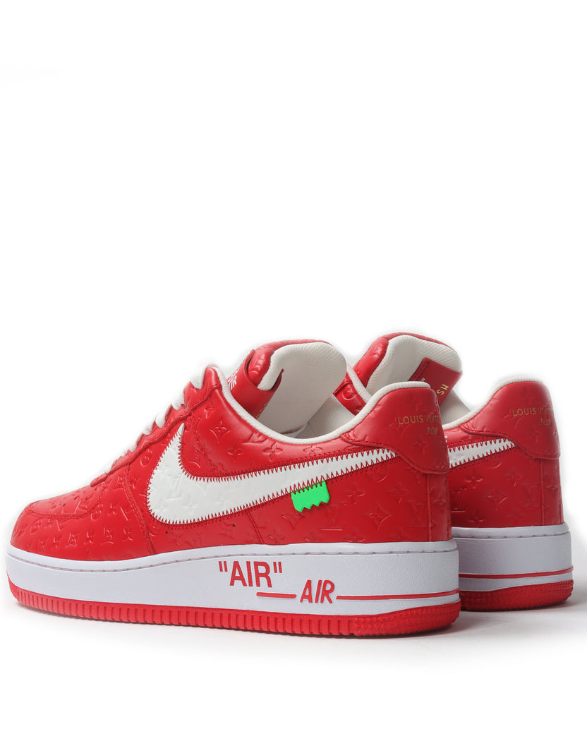 Buy Louis Vuitton Nike Air Force 1 Low By Virgil Abloh White Online in  India - Hype Ryno