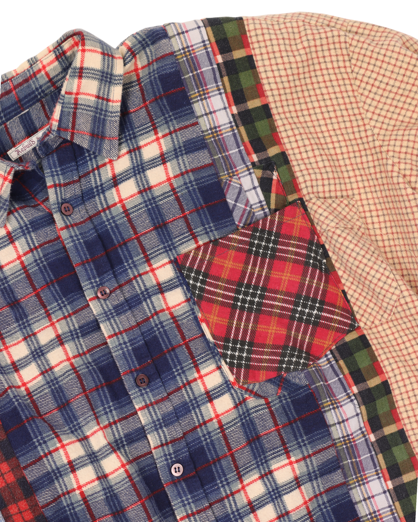 Mixed Plaid Shirt