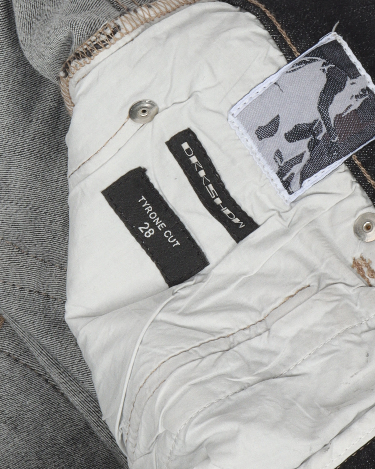 Tyron Waxed Denim Jeans