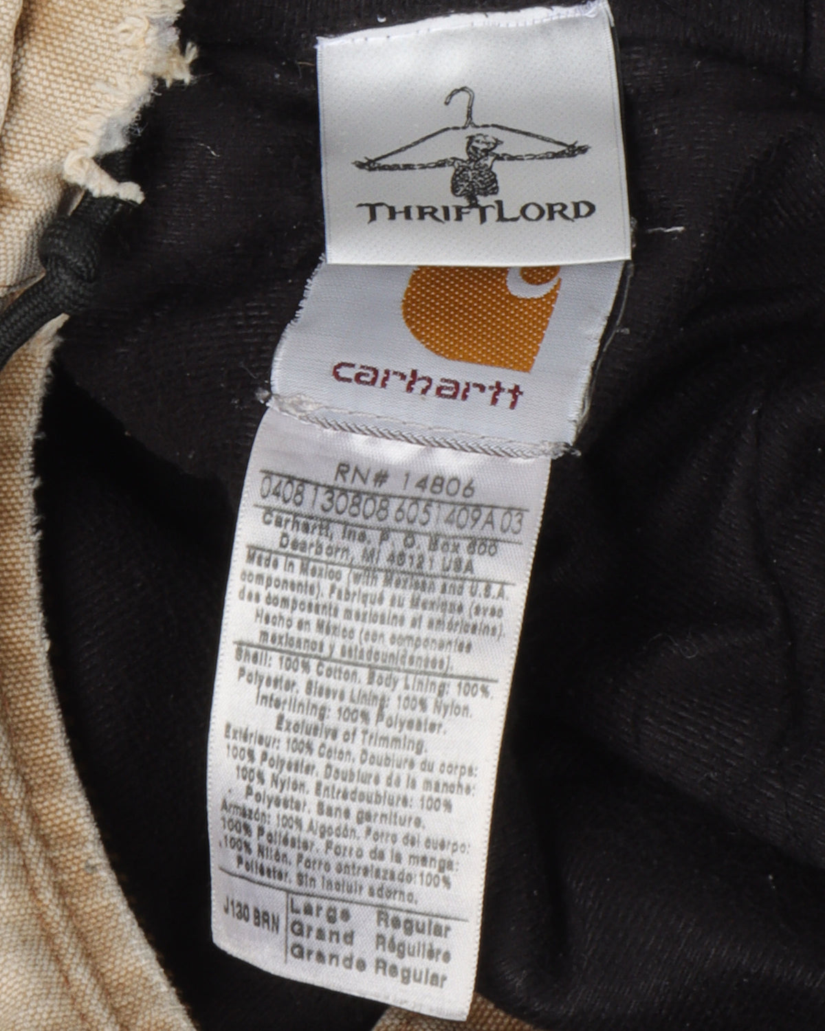 Carhartt Thrashed Hooded Jacket