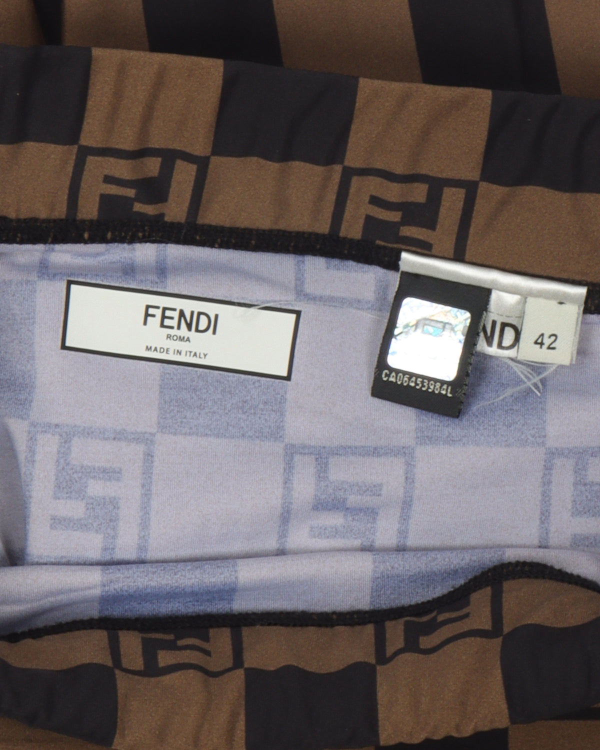 Striped Monogram Leggings
