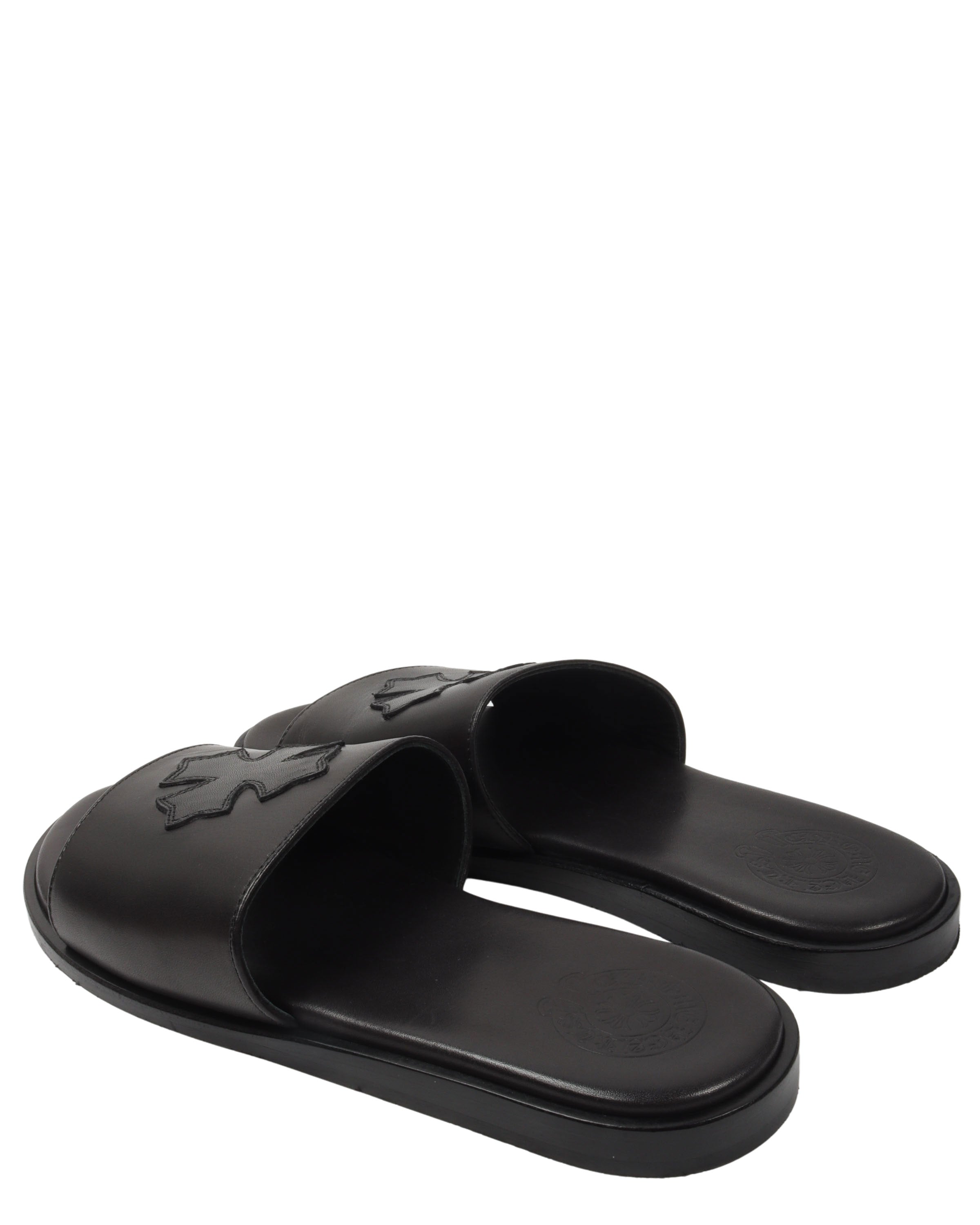 Leather Cross Sandals