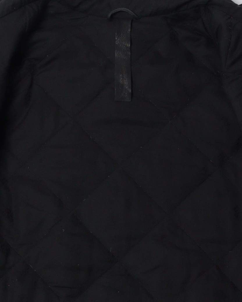 Quilted Button-Up Jacket