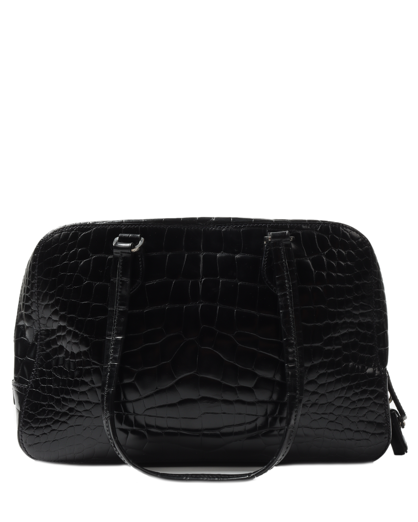 Vintage Embossed Crocodile Effect Bag