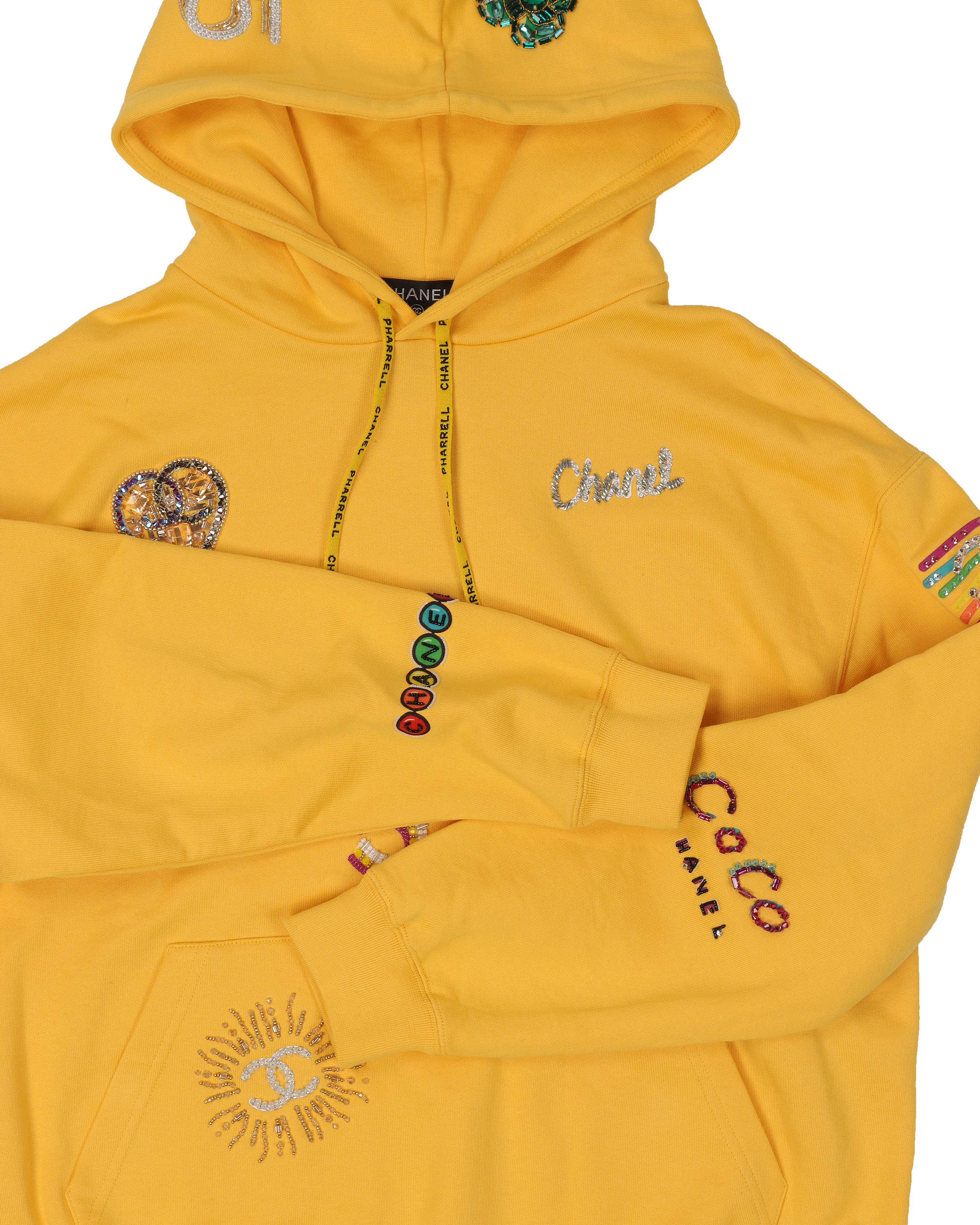 Pharrell Embroidered Logo Hoodie