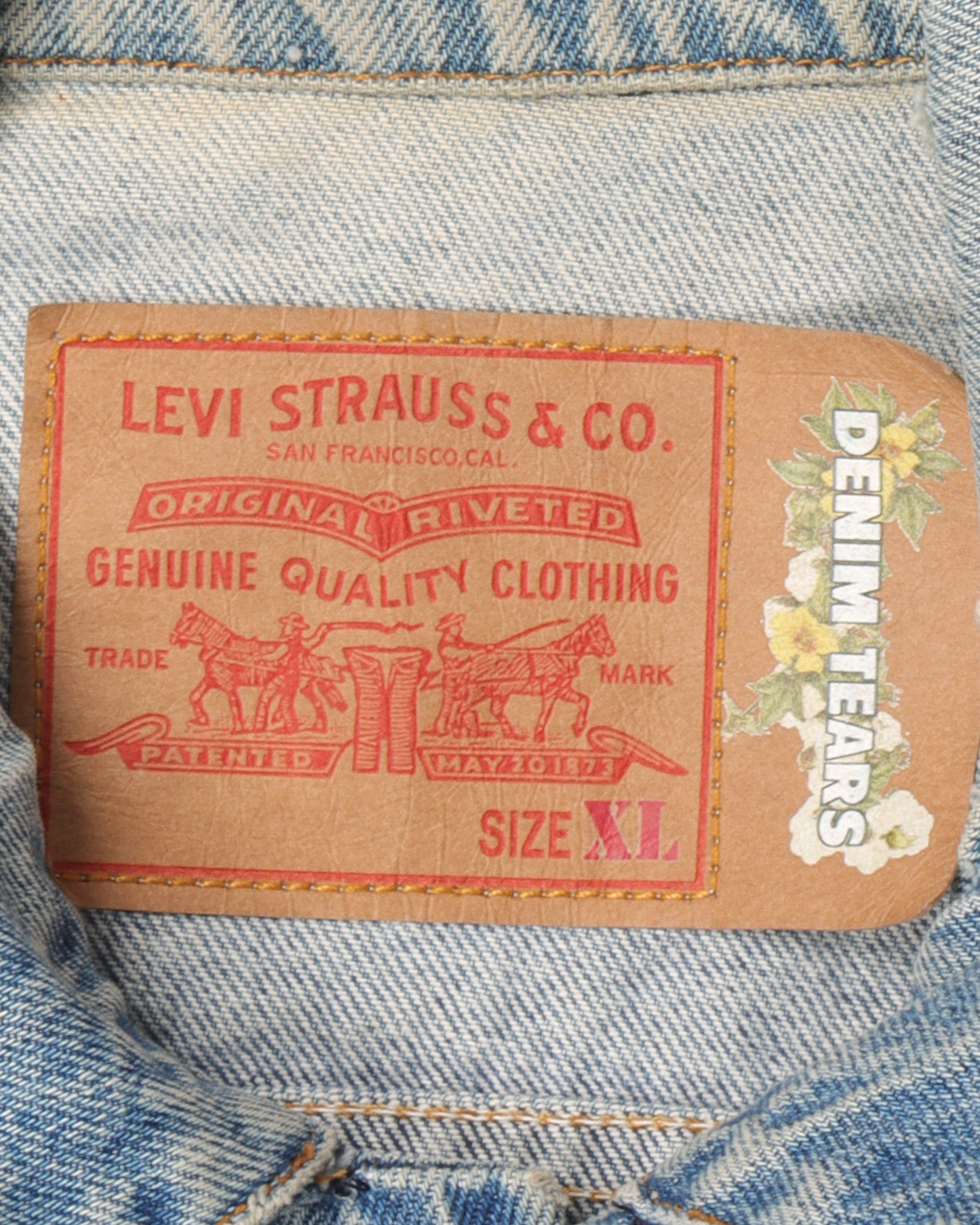 Levi's Cotton Wreath Denim Jacket