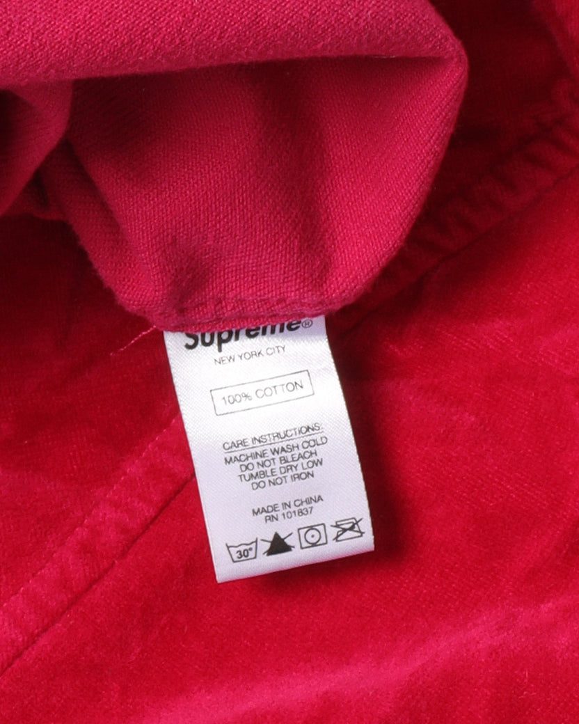 Supreme Pink Zip Up Shirt