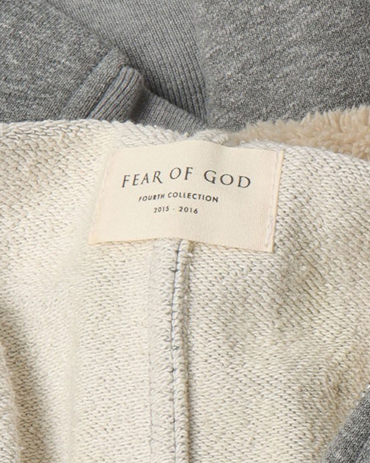 Fourth Collection Shearling Lined Quarter Zip Hoodie