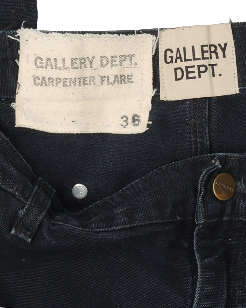 Black Carpenter Flare Pants