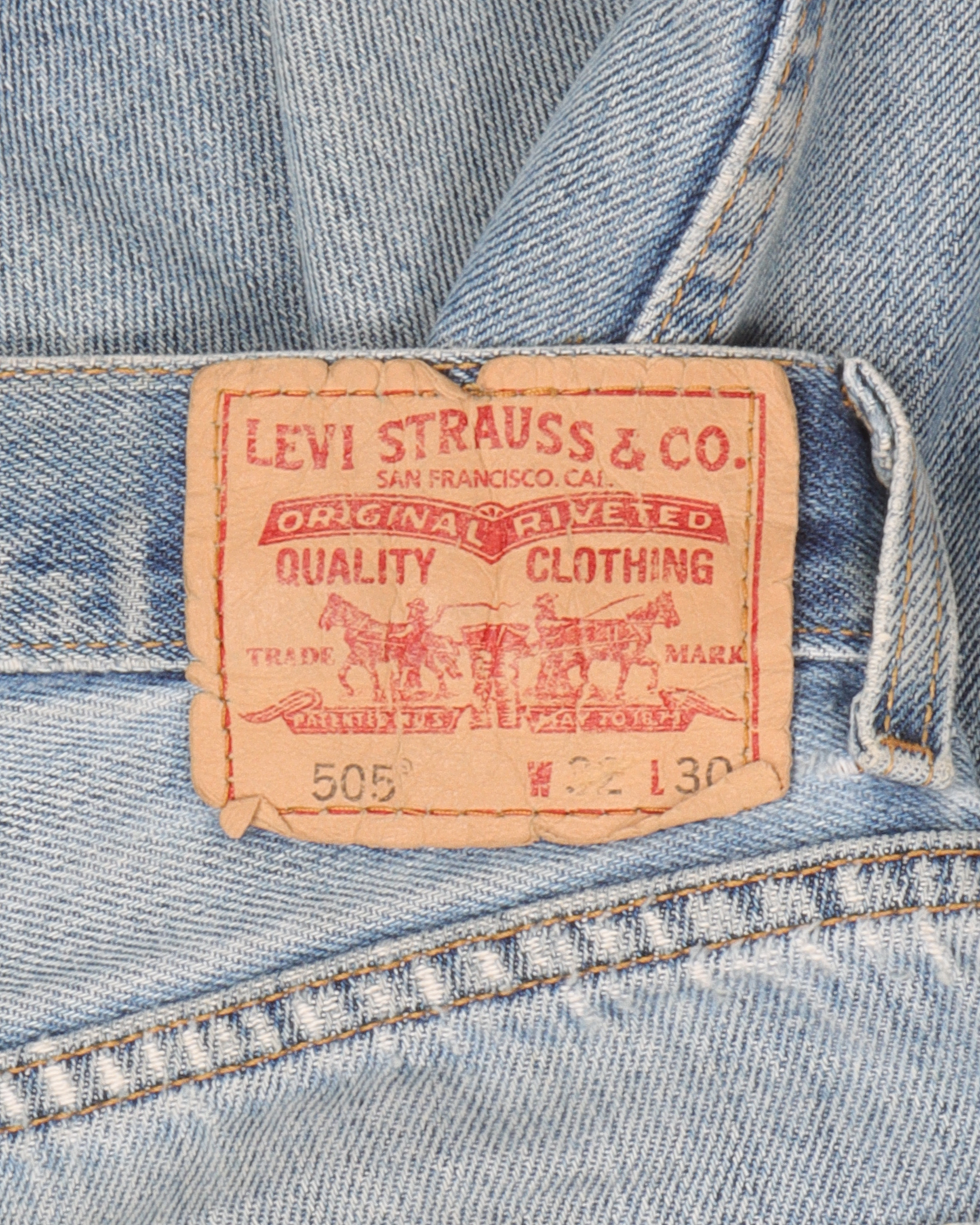 Thrashed Levi's 505