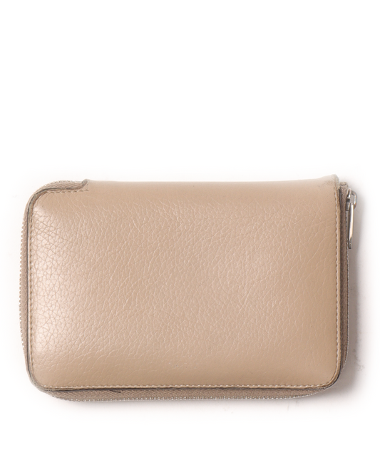Leather Zipper Wallet