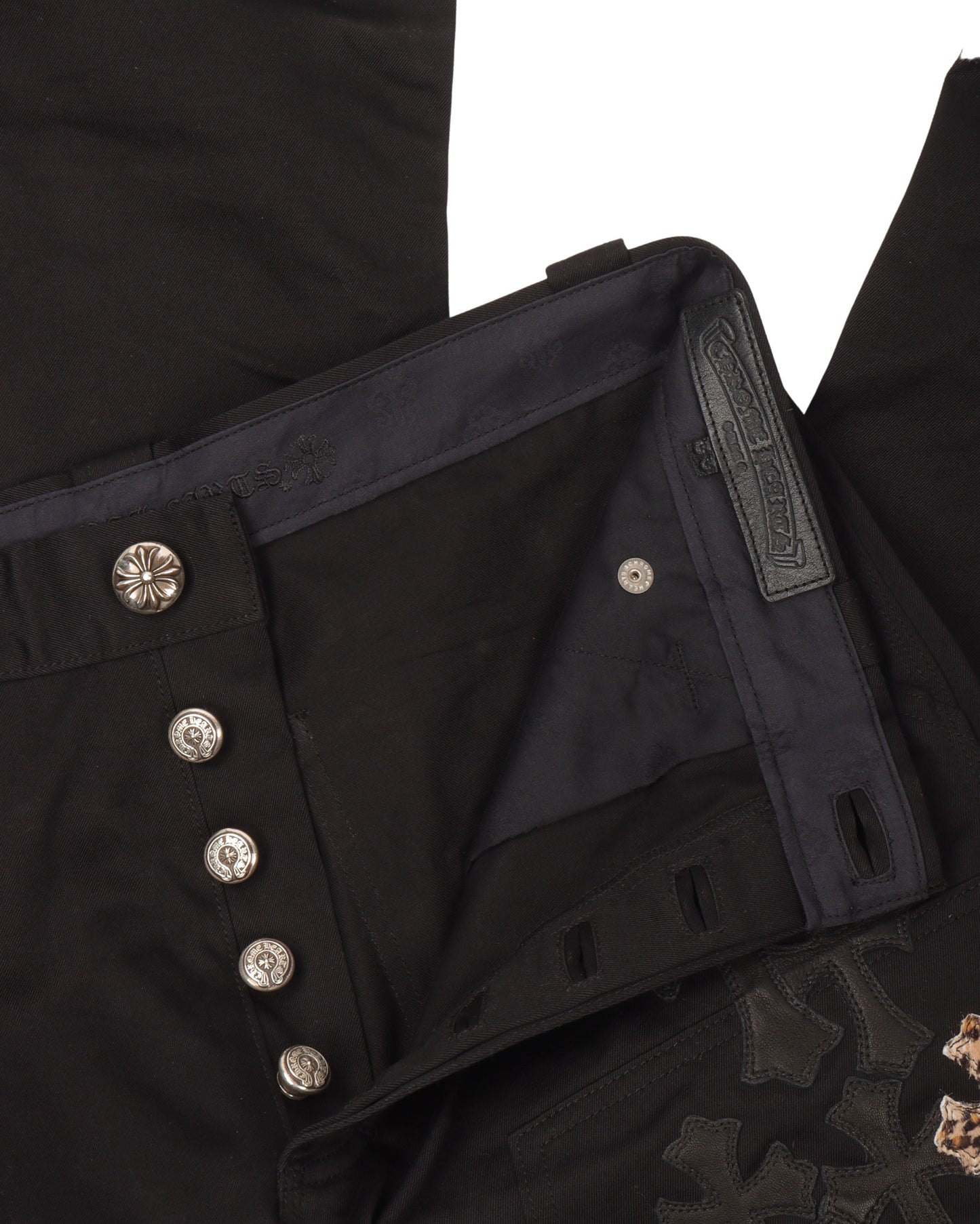 Cheetah Cross Patch Double Knee Carpenter Pants