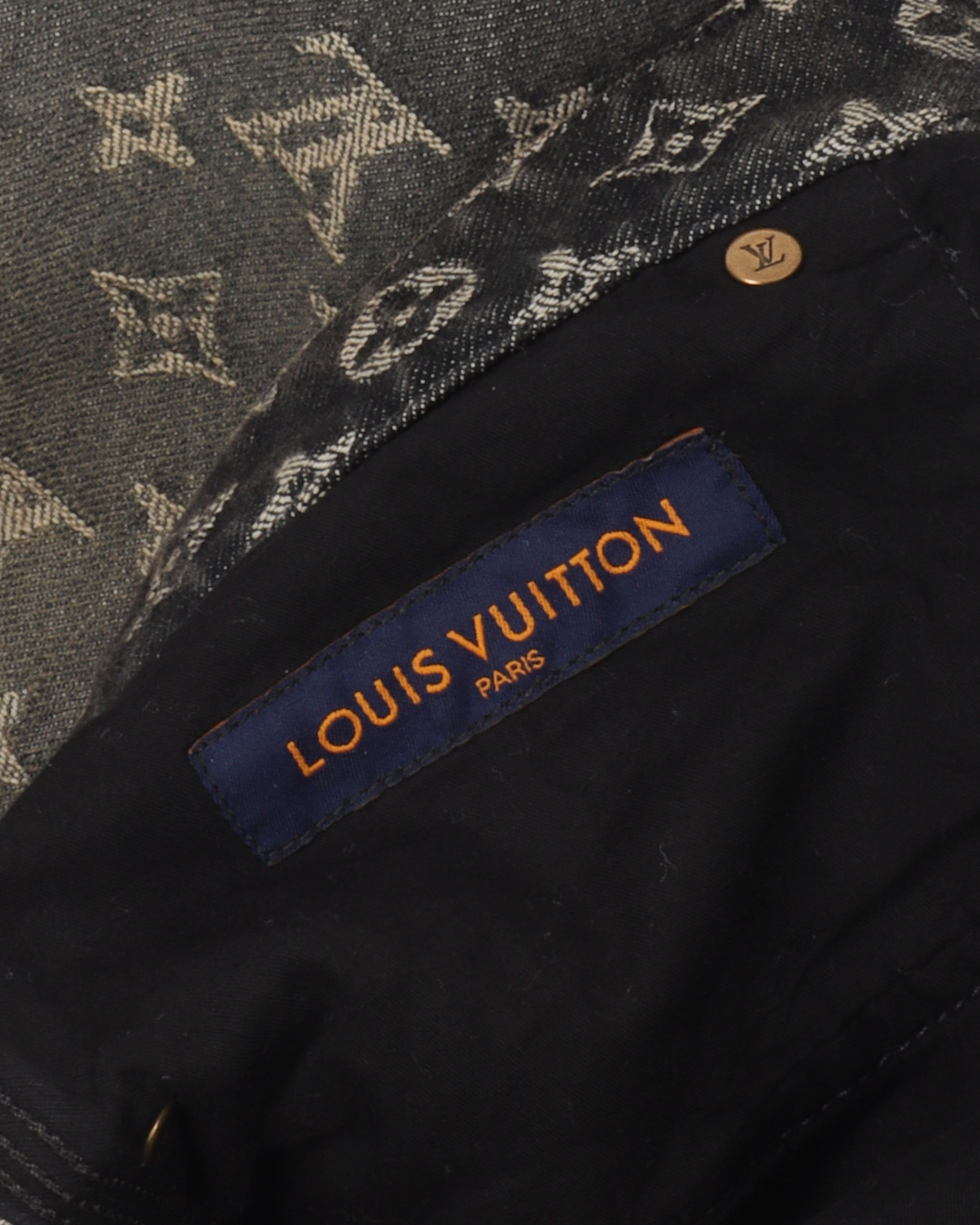Louis Vuitton, Jeans, Black Louis Vuitton Jeans With Embroidered Pockets