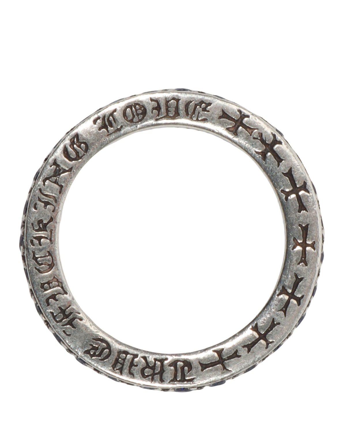 Sapphire Ring Engraved