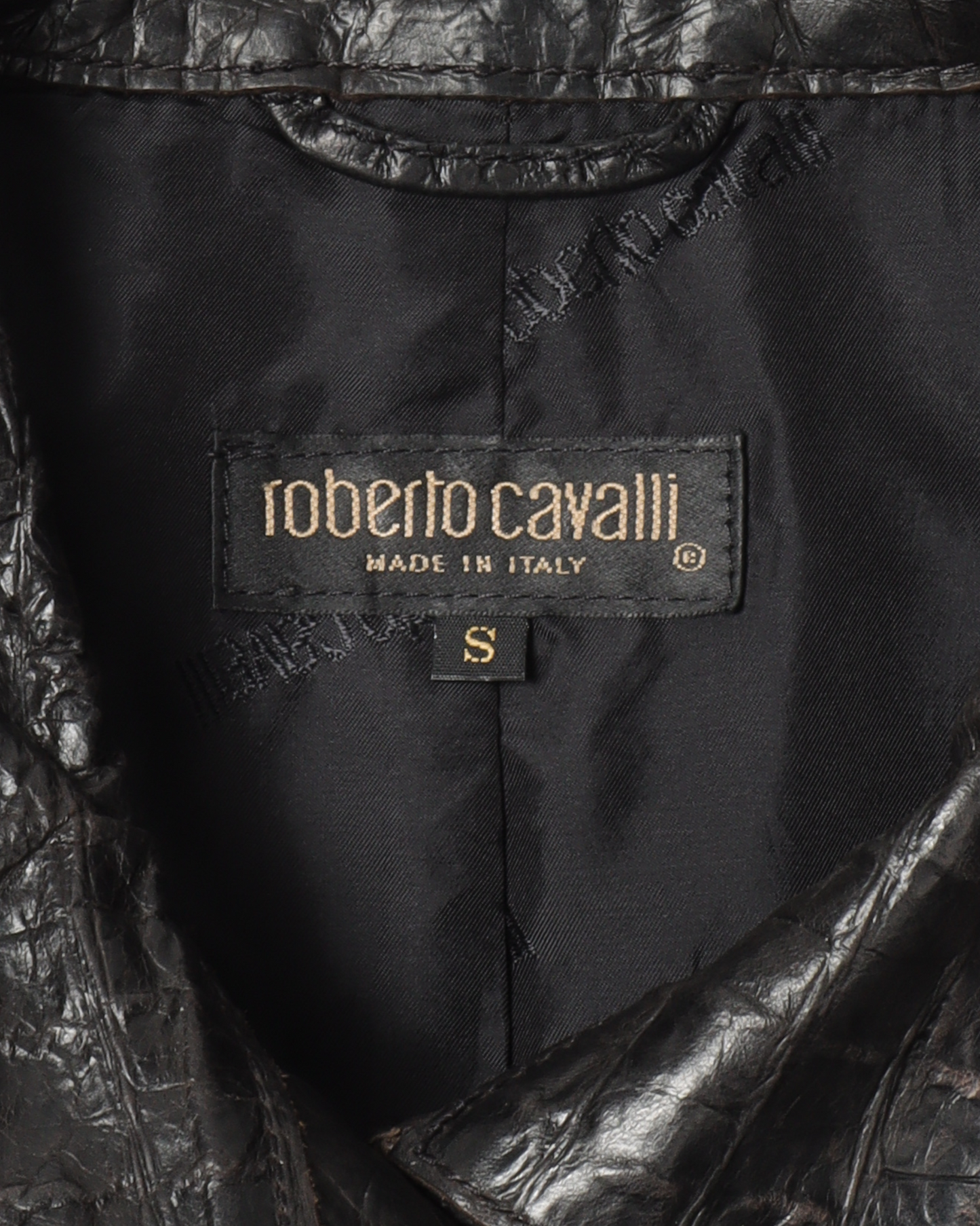 Crocodile Leather Coat