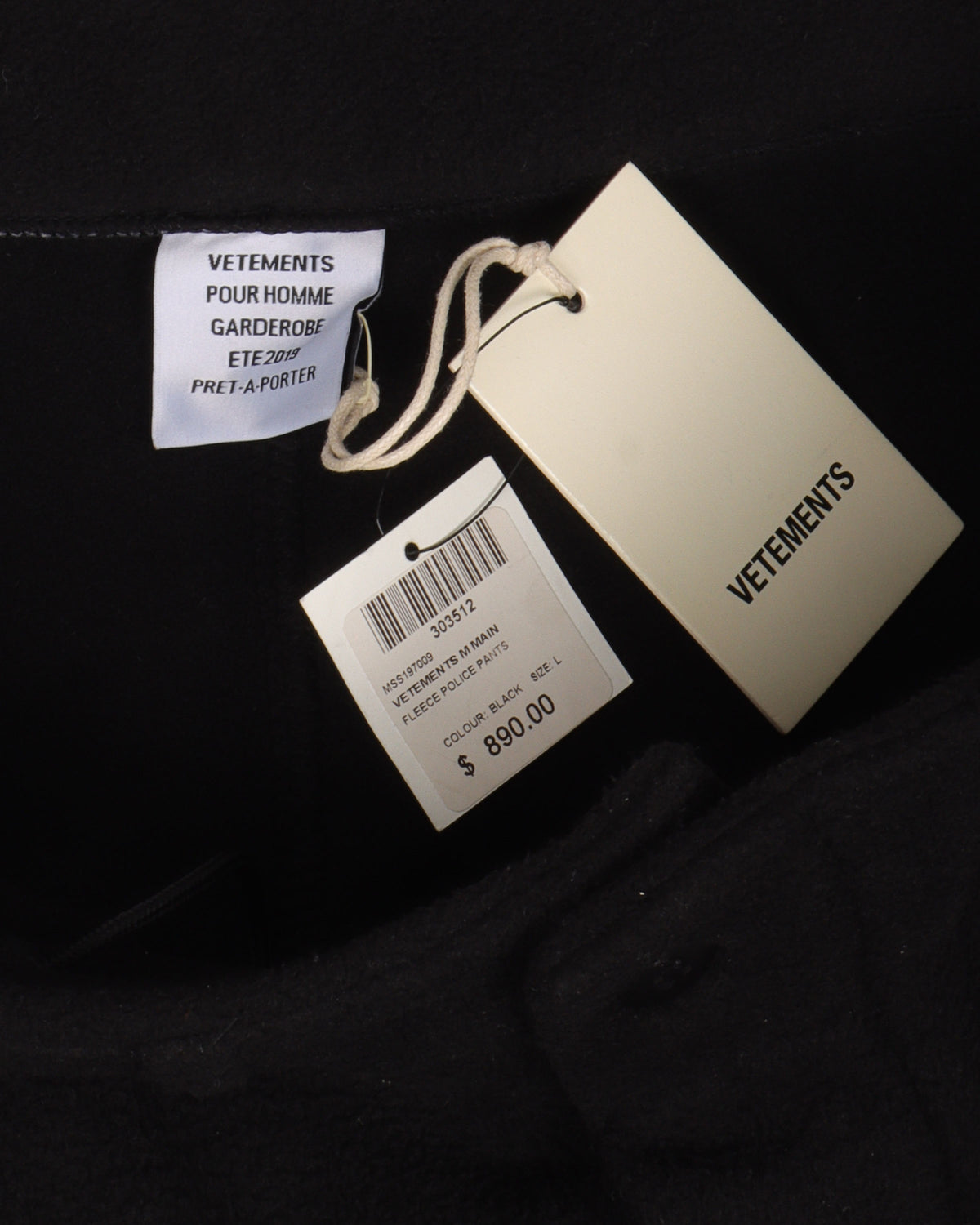 Fleece Multipocket Cargo Pant