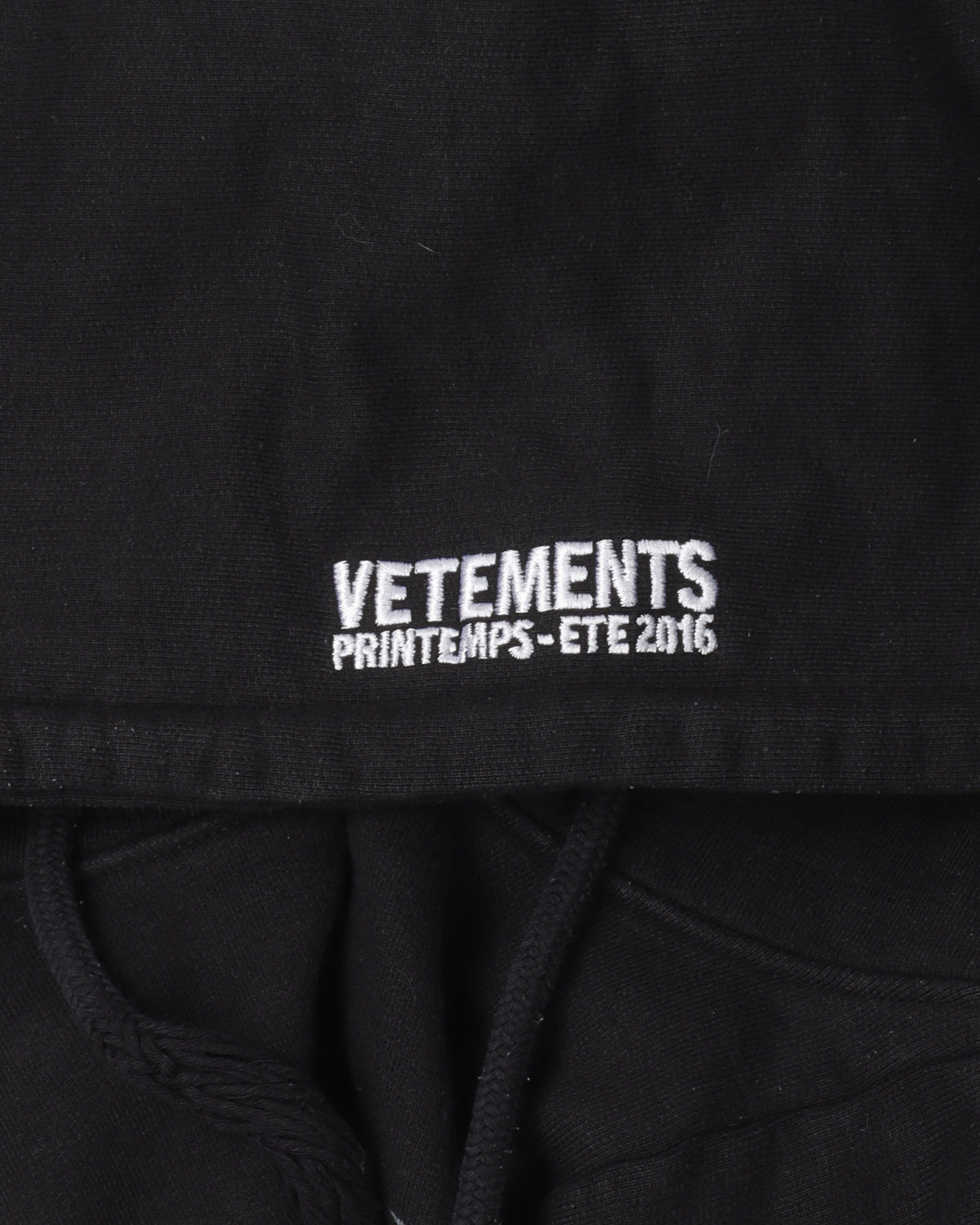 SS16 Metal Logo Hoodie