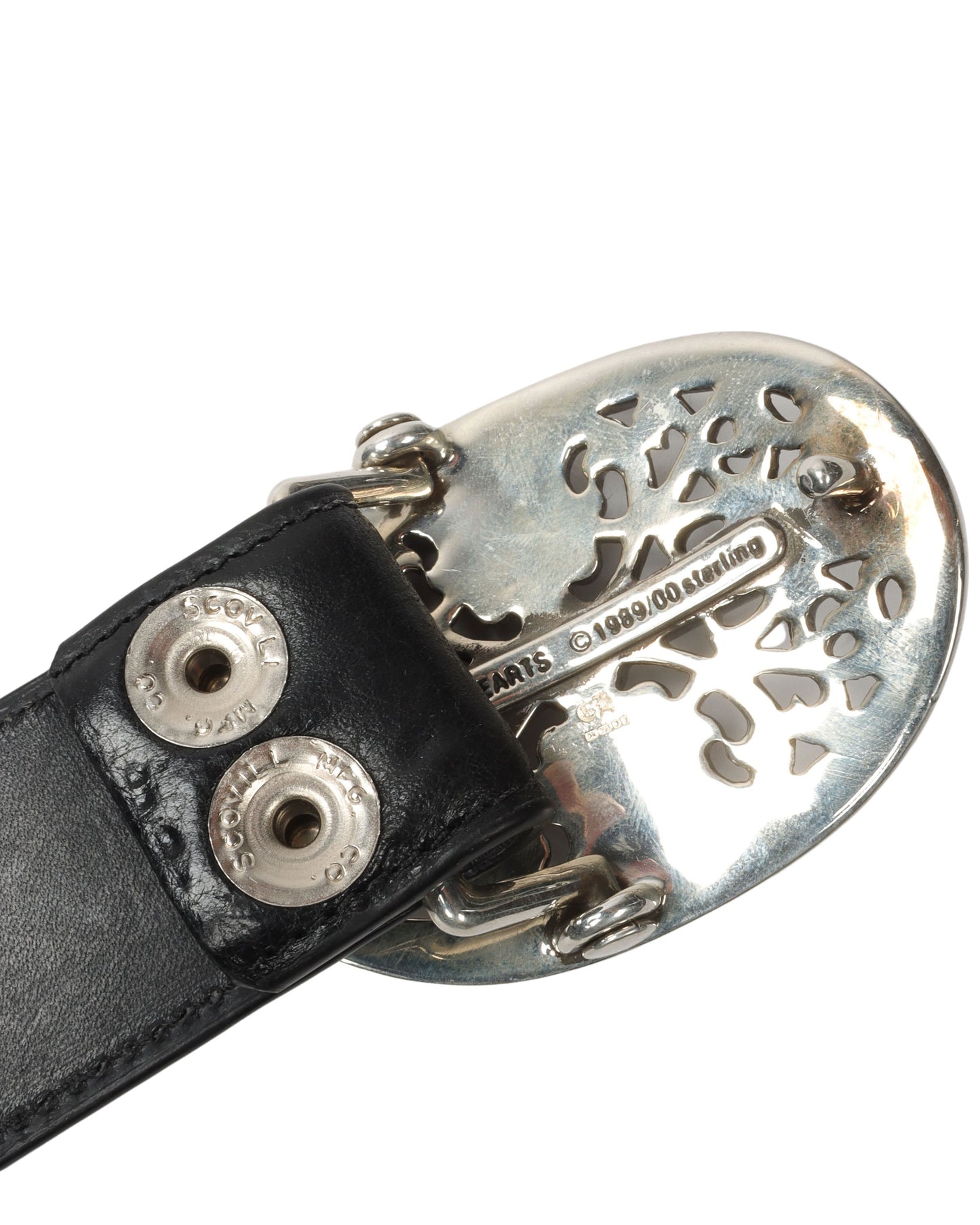 Multicolor Cross Leather Belt
