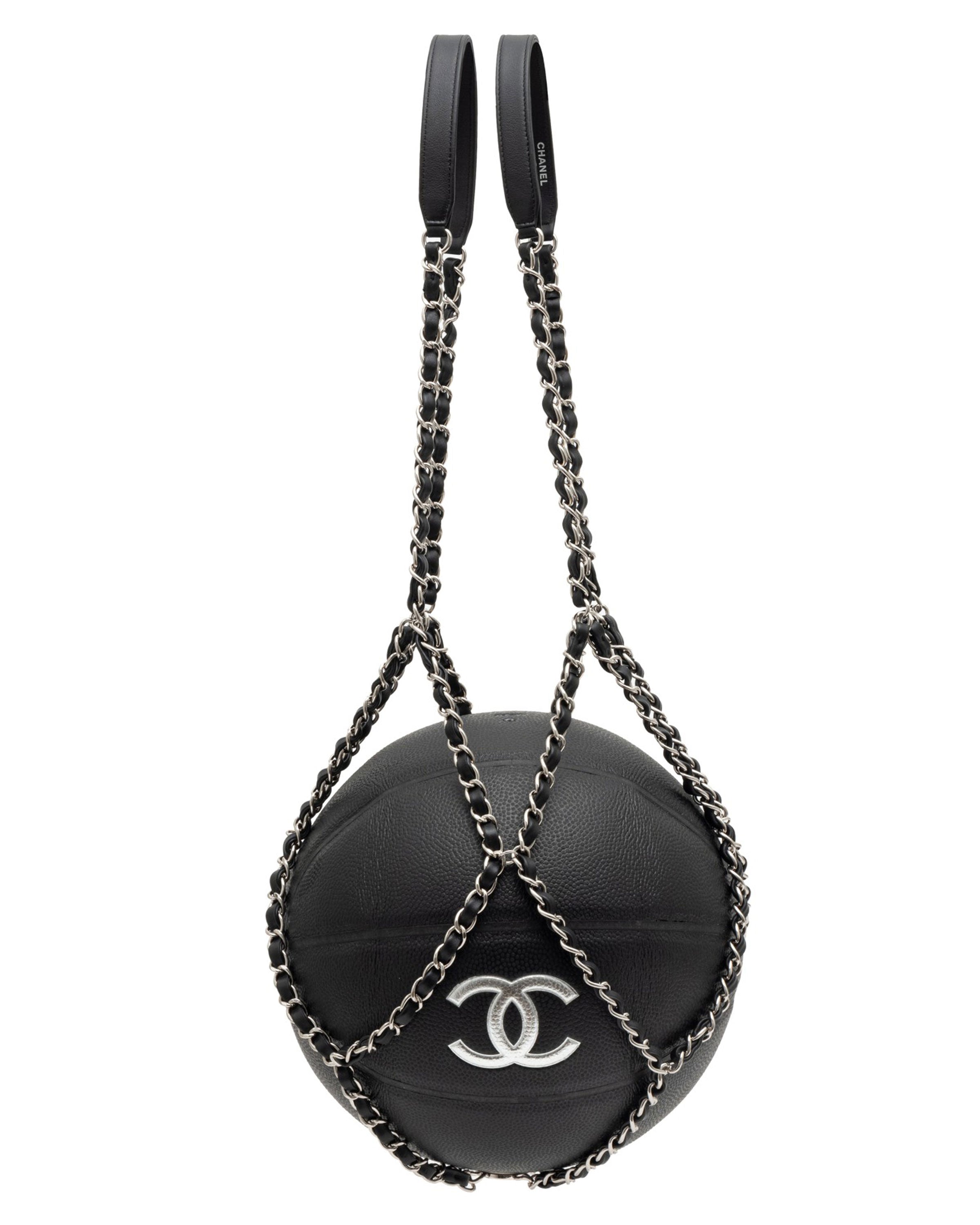 Chanel Leather CC Basketball & Carrying Handle