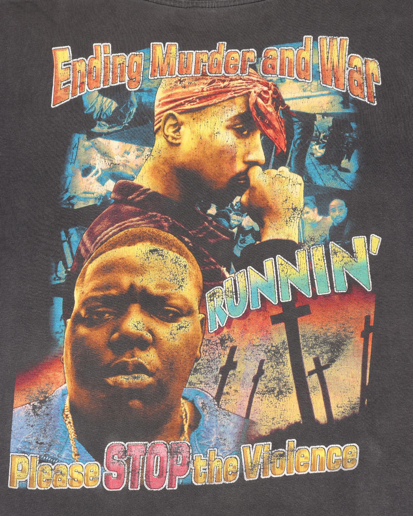 Tupac Notorious BIG Biggie Stop the Violence T-Shirt
