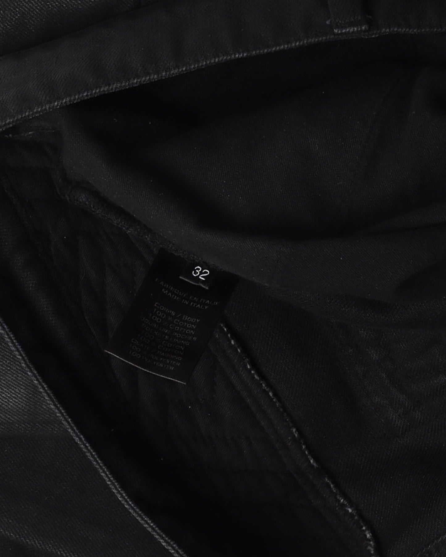 Waxed Biker Jeans