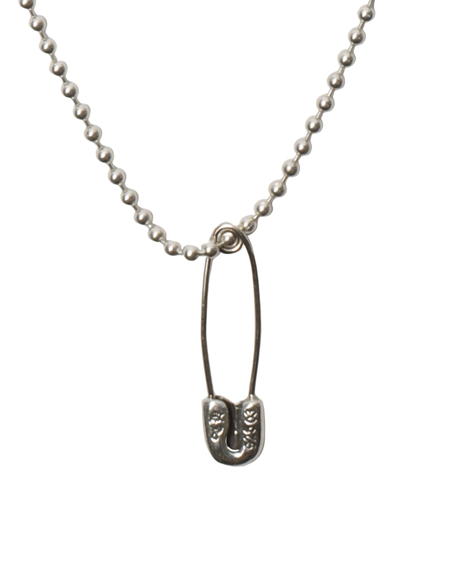 Diamond Embellished Paper Clip Pendant