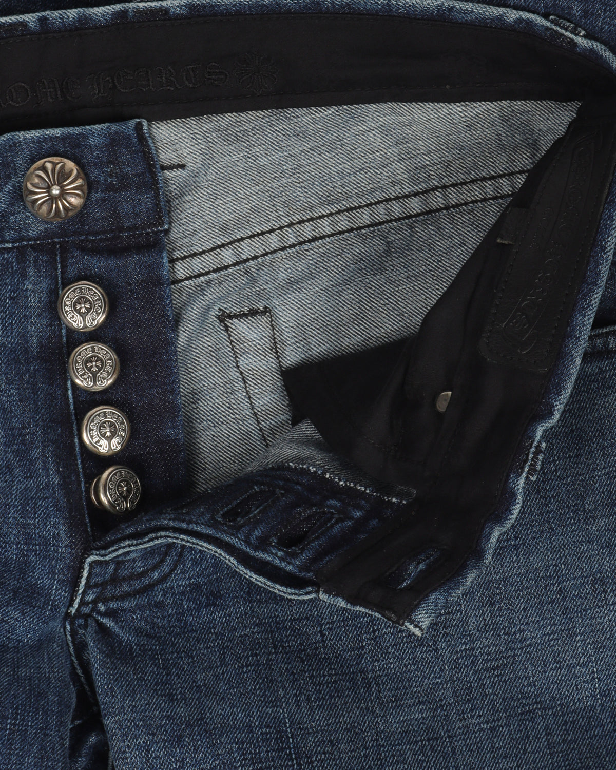 Matty Boy Leather Chomper Patch Jeans