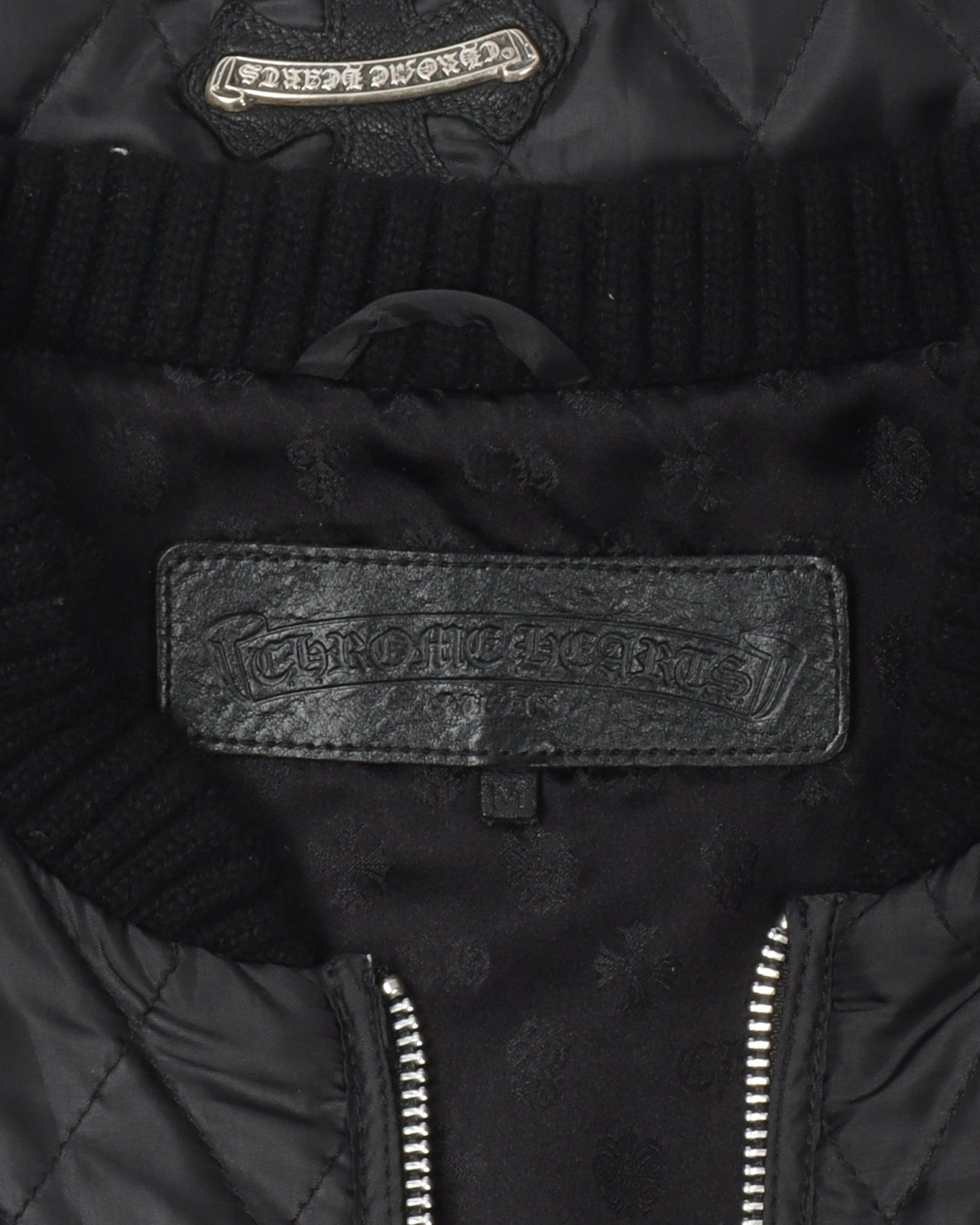 Papa Cross Quilted Nylon Vest