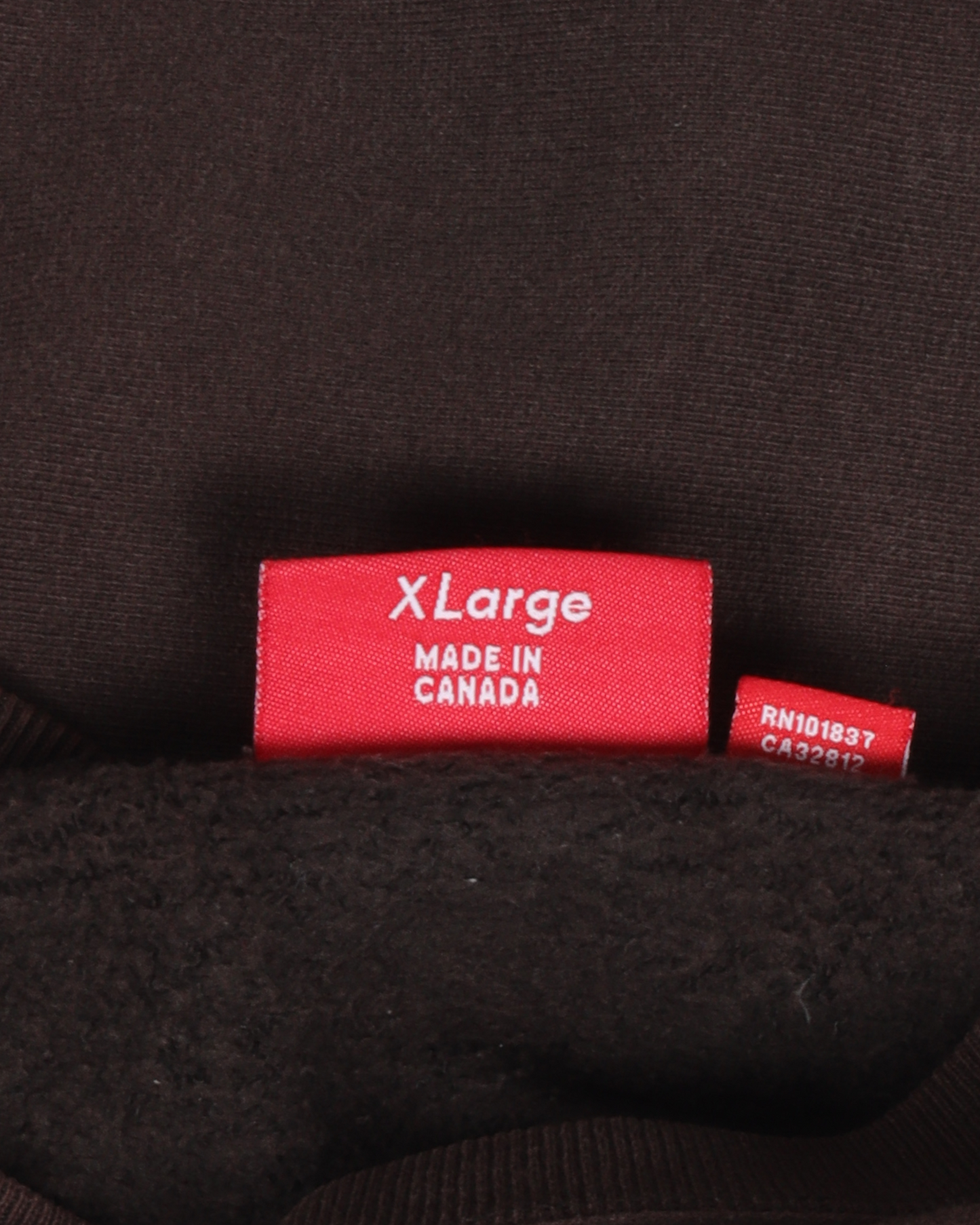 2003 Gold on Brown Box Logo Crewneck
