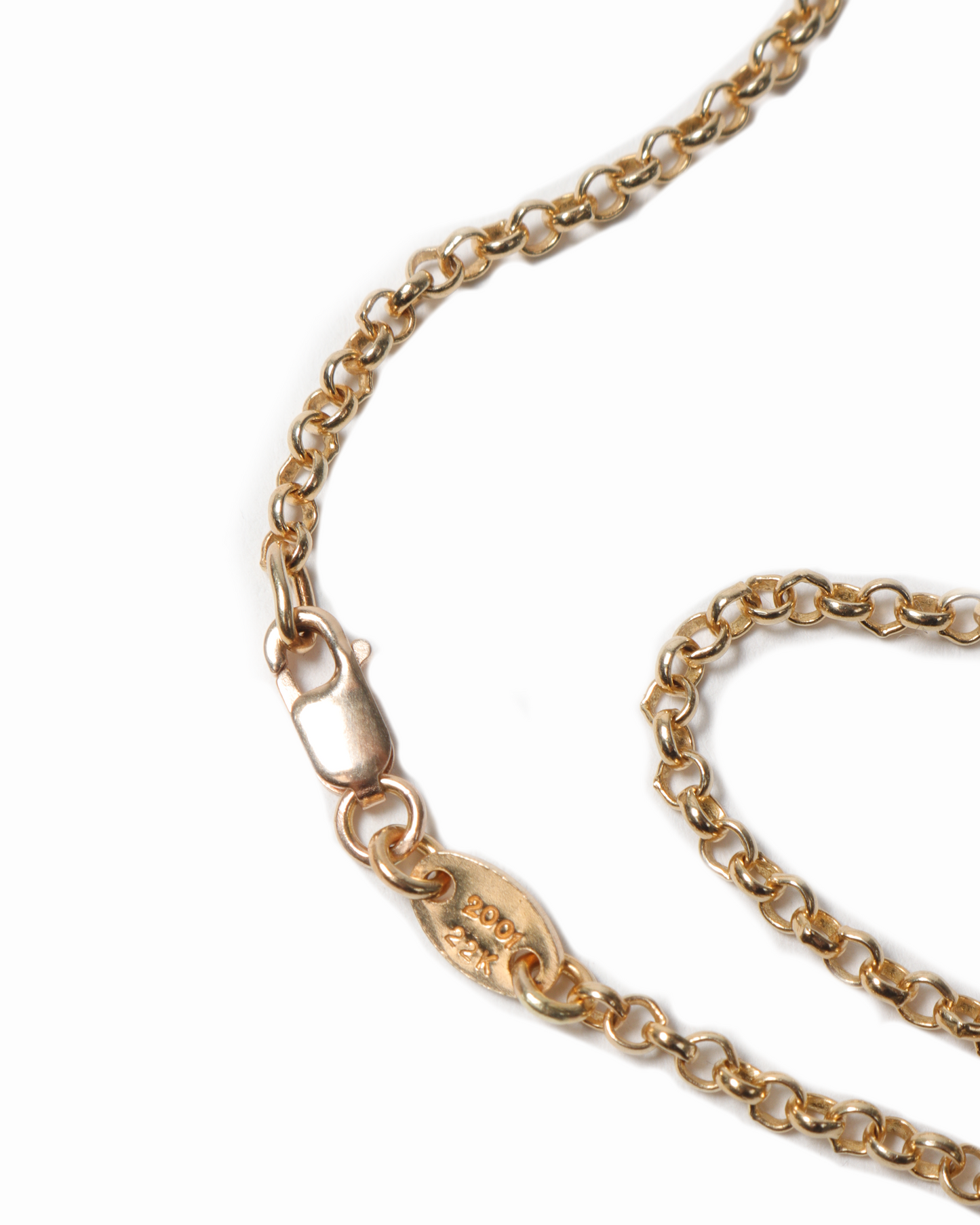 22K Gold With Diamonds Pendent
