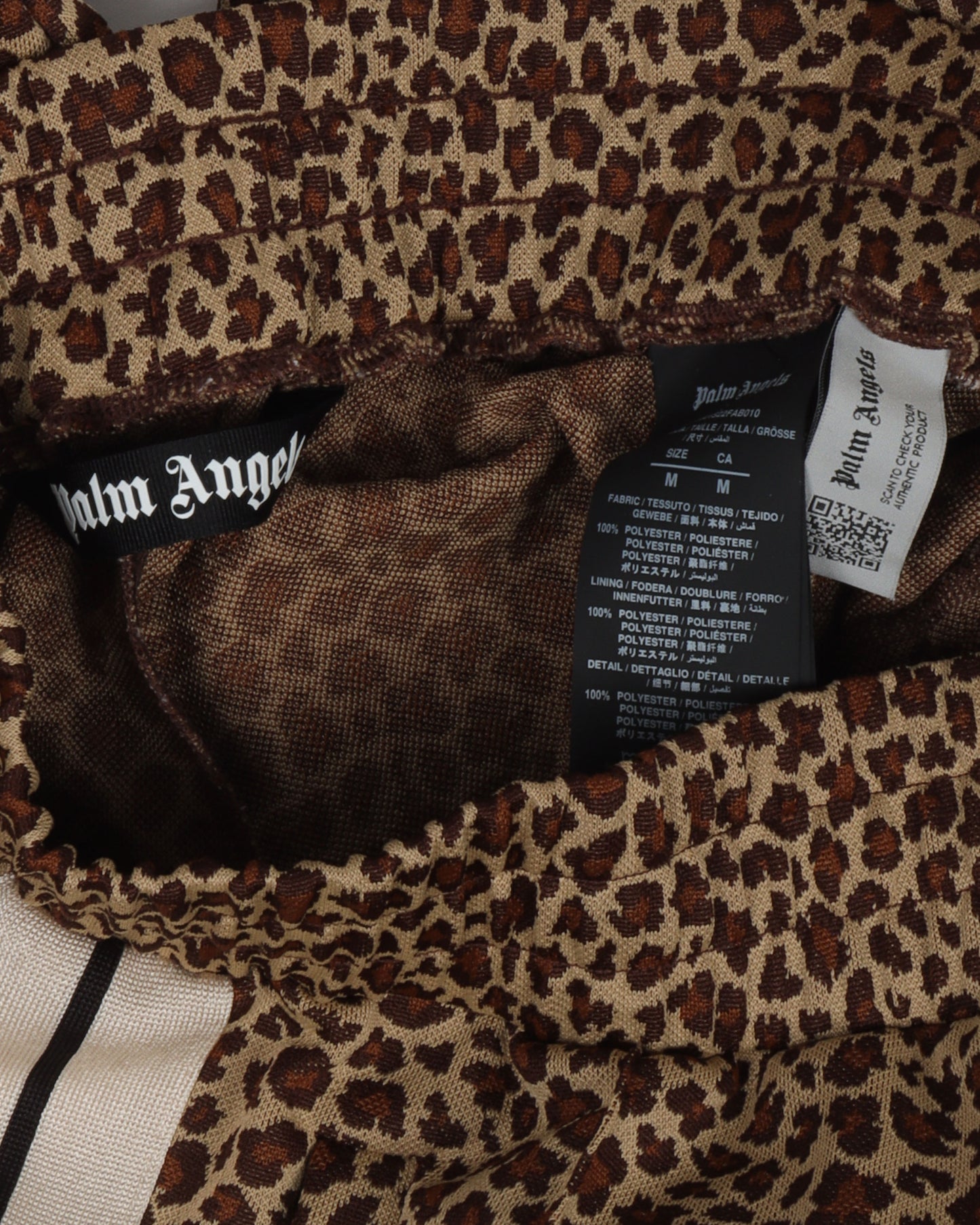 Leopard Print Track Pants