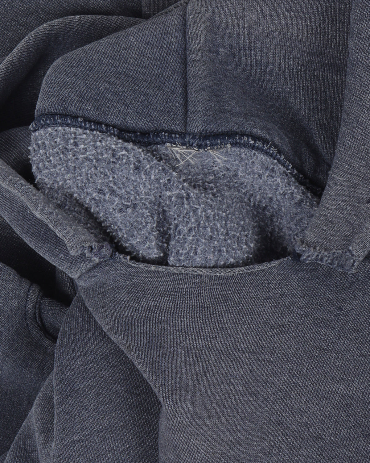 Distressed Collar Hoodie