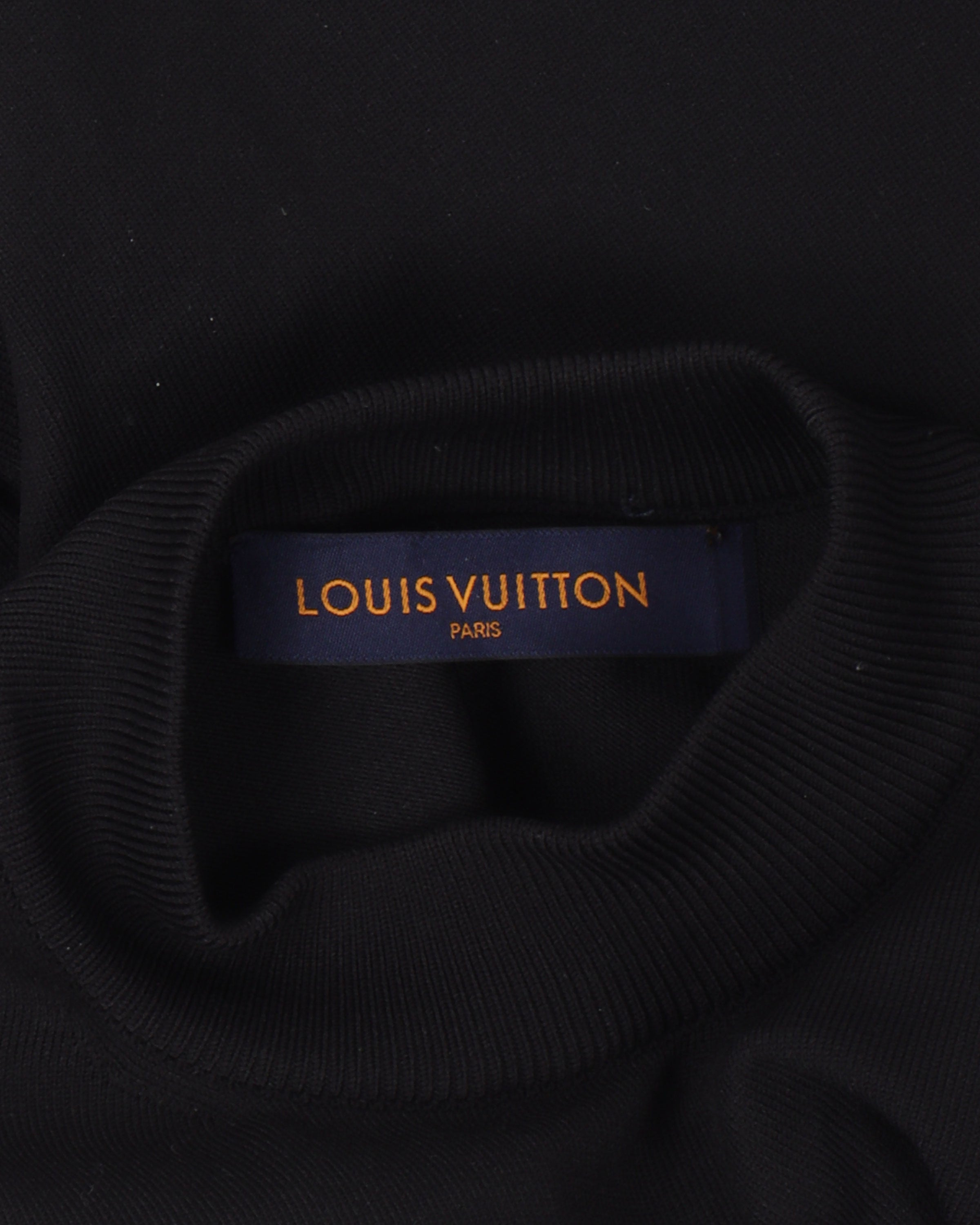 Louis Vuitton Gold And Black Sweater - Tagotee