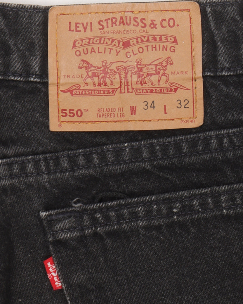 Levi's 550 Black Jeans