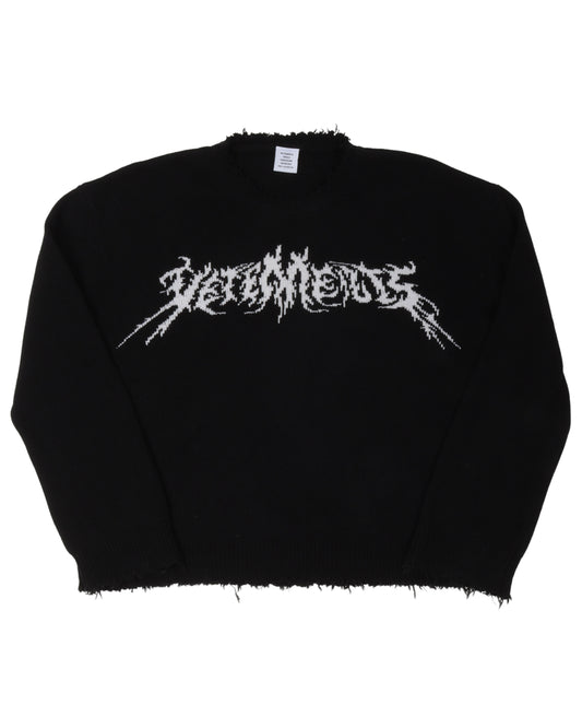 Metal Logo Wool Sweater