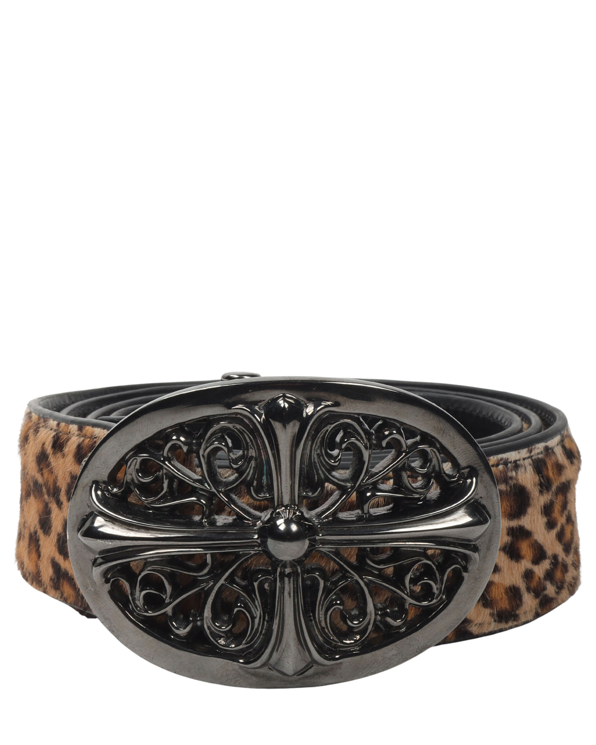 Black Silver Belt Buckle