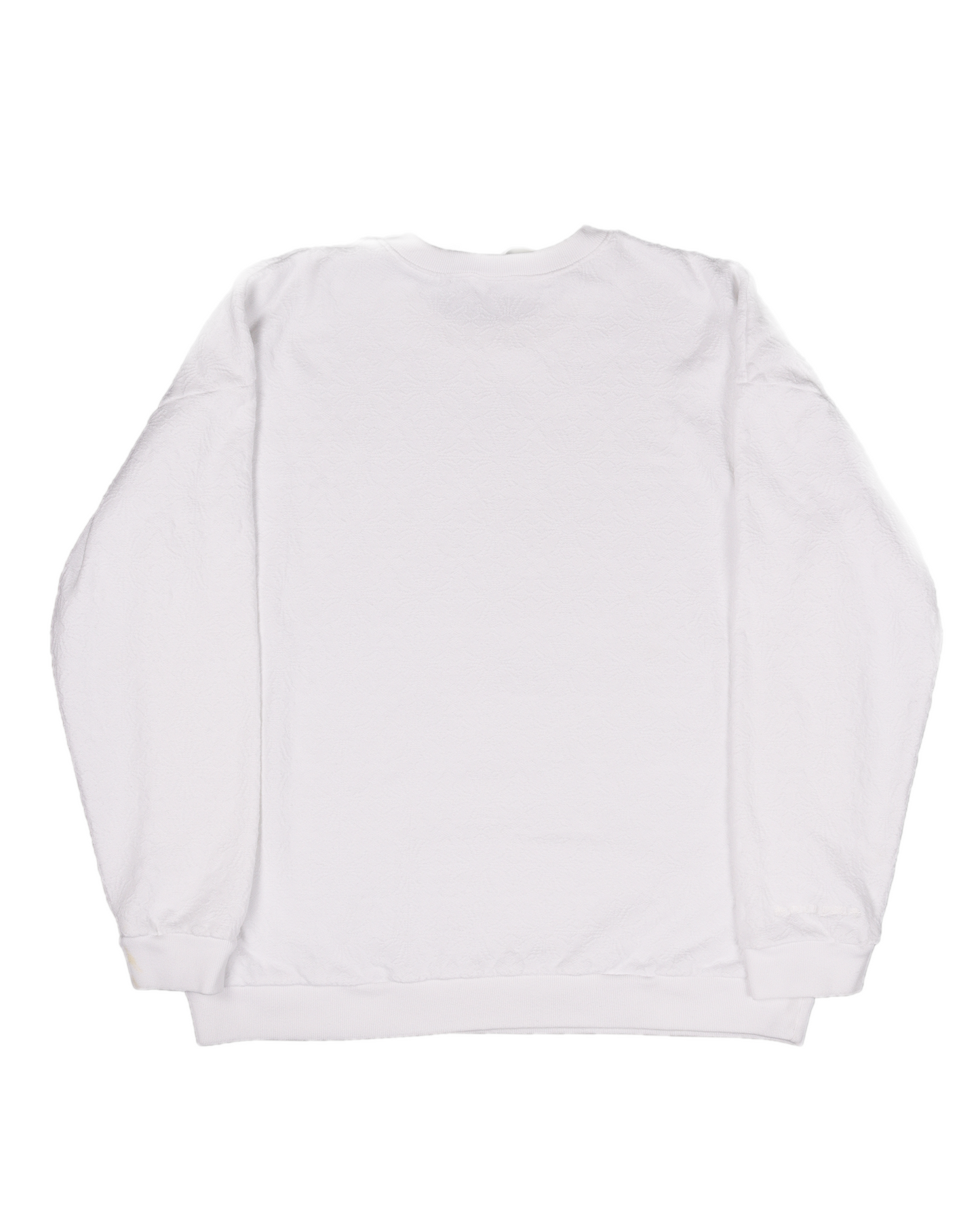 White Tonal Cross Sweatshirt