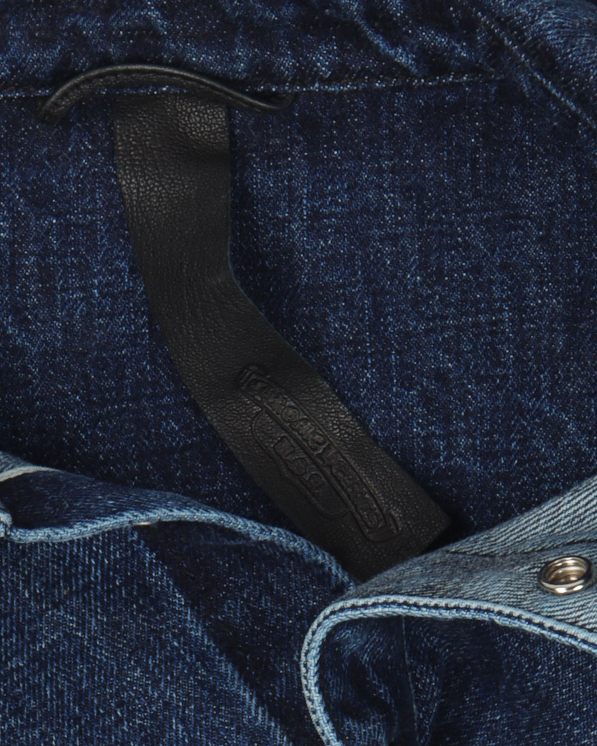 Cross Patch Denim Button Up