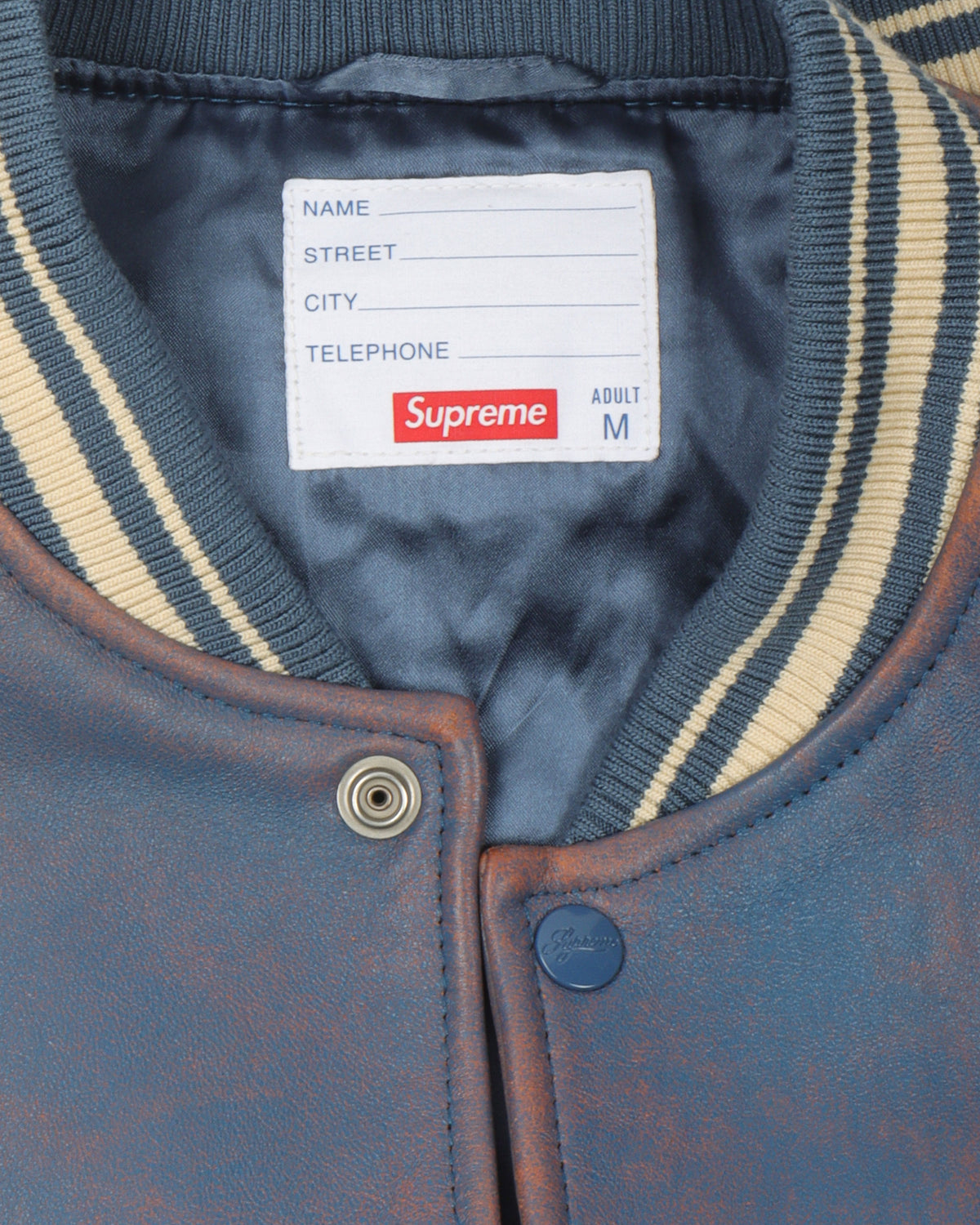 Script Leather Jacket