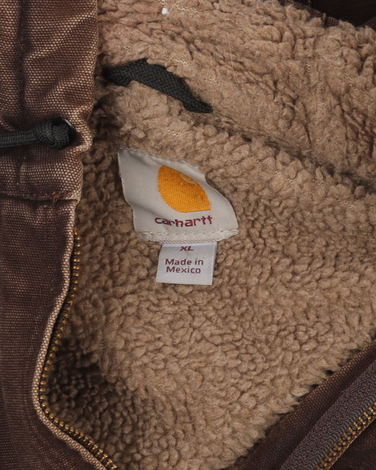 Carhartt Fleece Lined Hooded Work Jacket