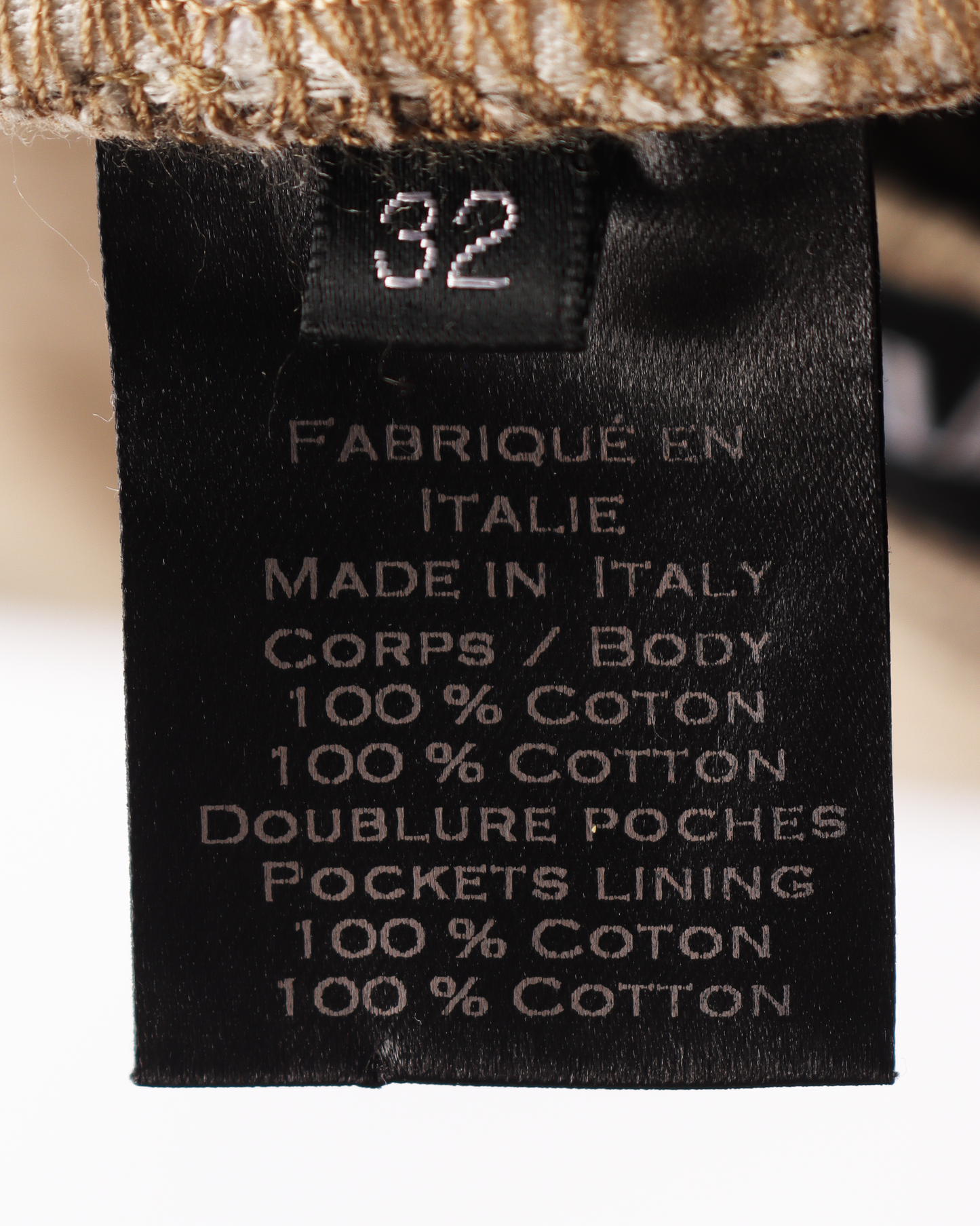 Slim Cut Faded And Ridged Denim