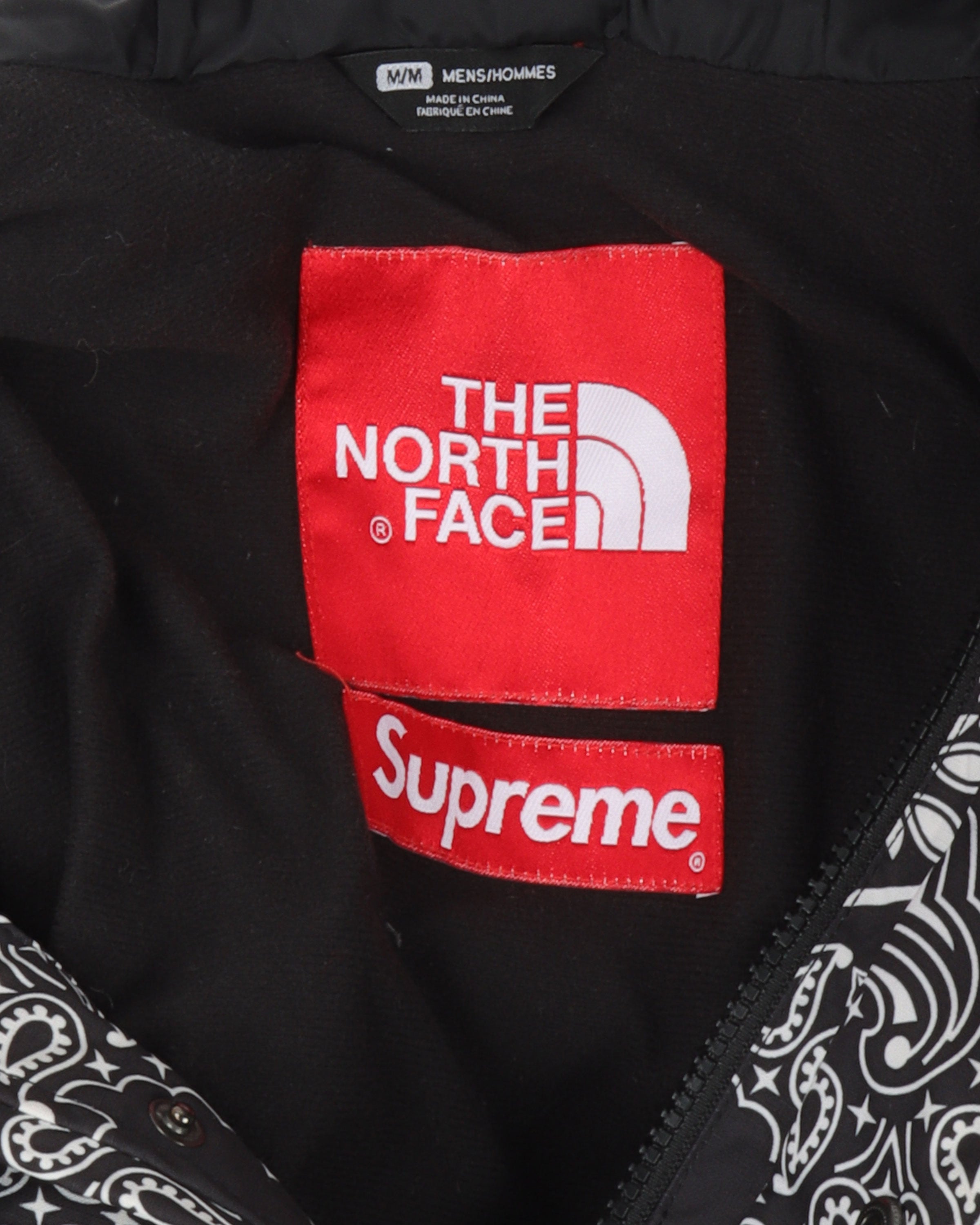 Supreme The North Face Bandana Mountain Jacket Black Herren - FW14