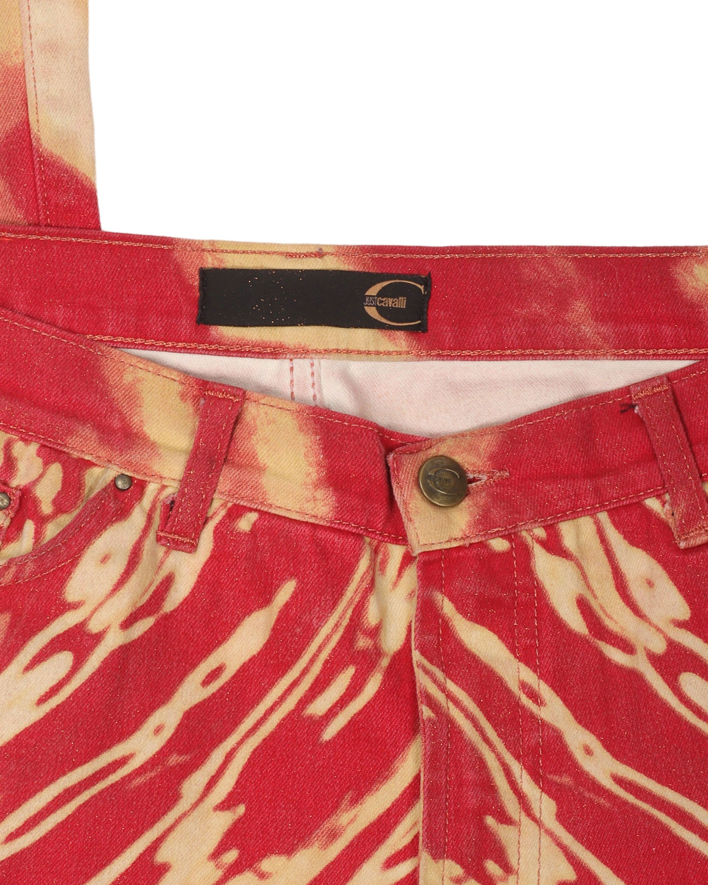 Red Tie Dye Jeans