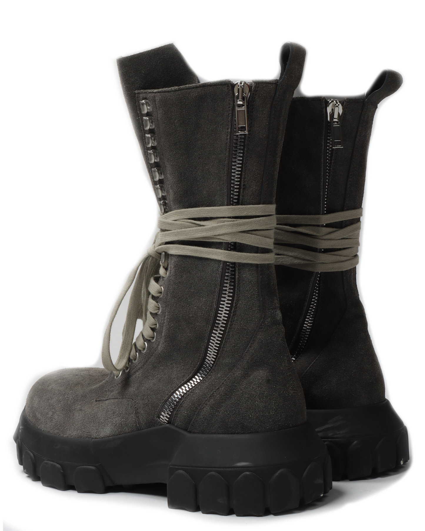 Mega Bozo Lace-Up Tractor Boots