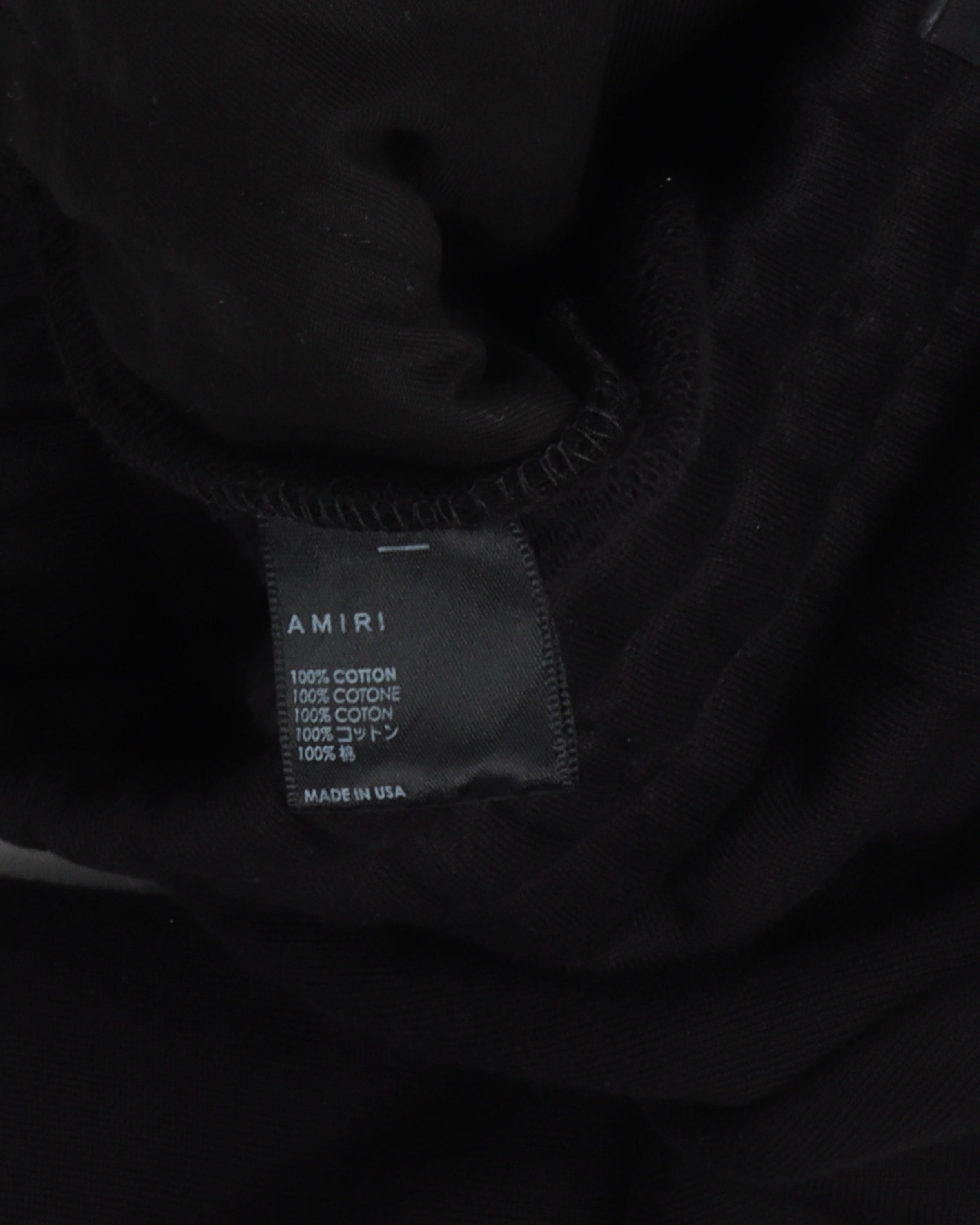 Amiri Drip Logo Hoodie in Black for Men