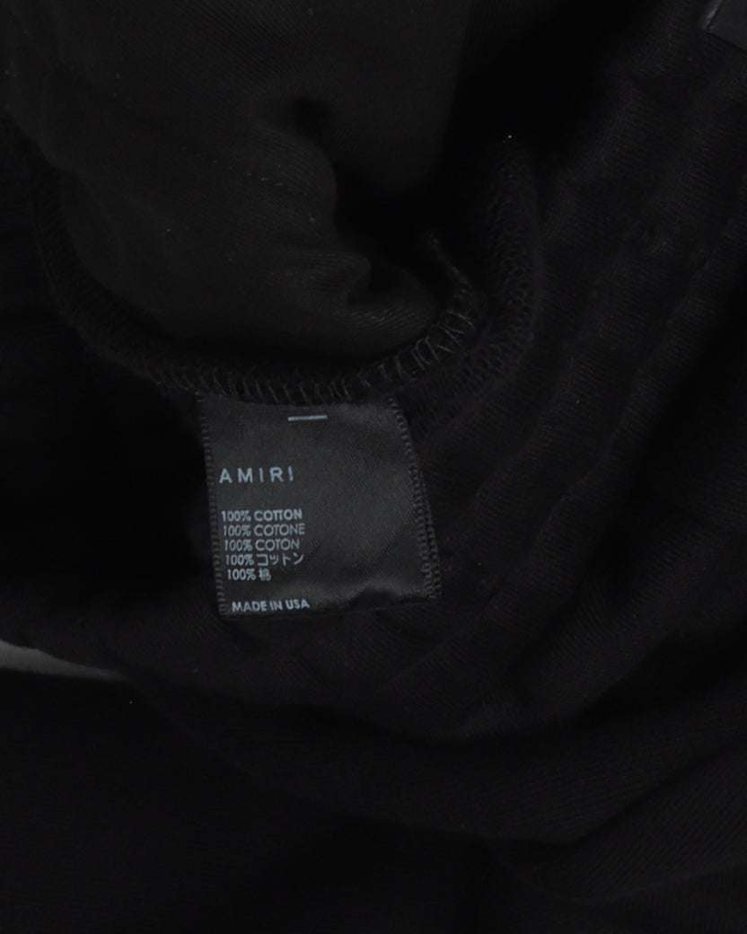Buy Amiri Paint Drip Core Logo Sweatpant 'Black/White