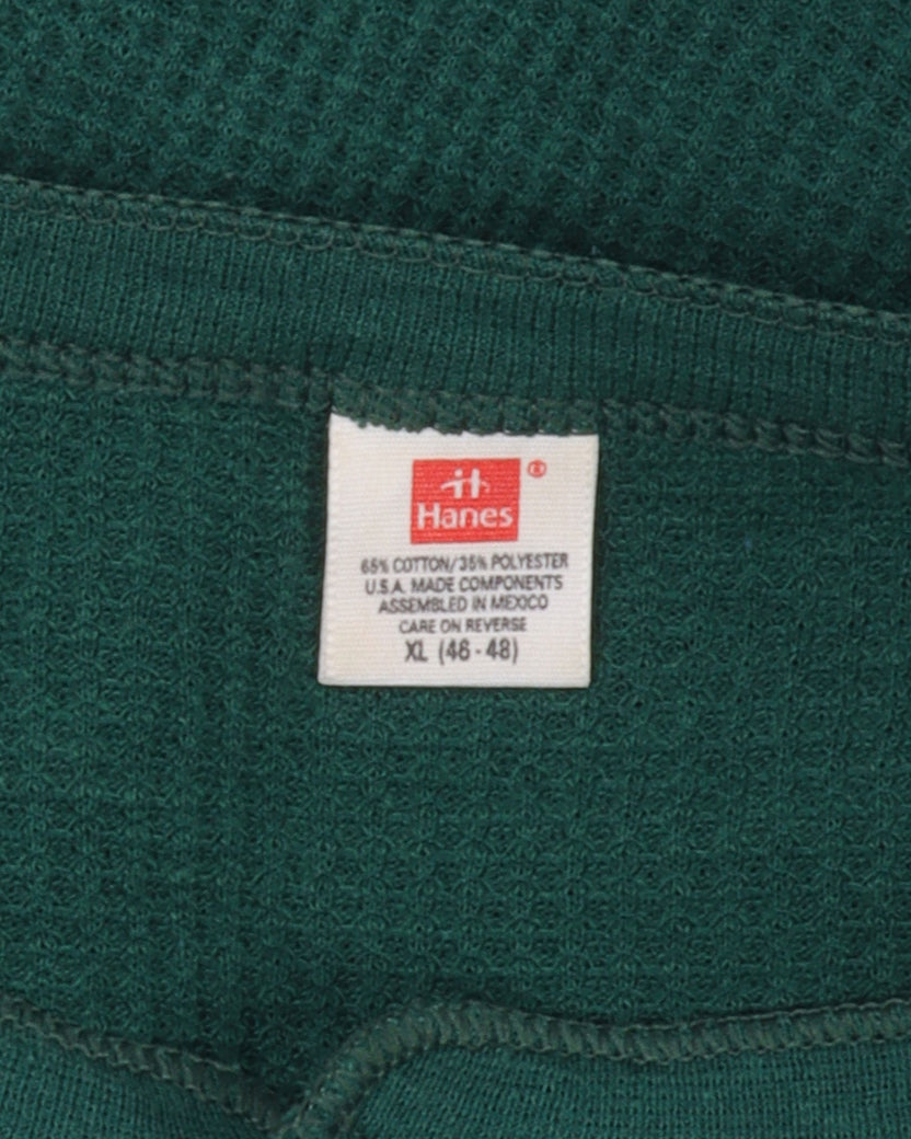 Hanes Button Thermal Shirt
