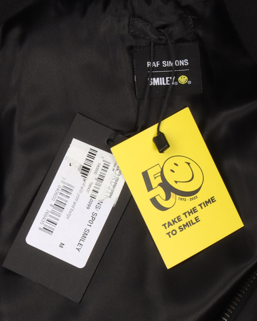 Smiley "Stakker Humanoid" Oversized Bomber Jacket