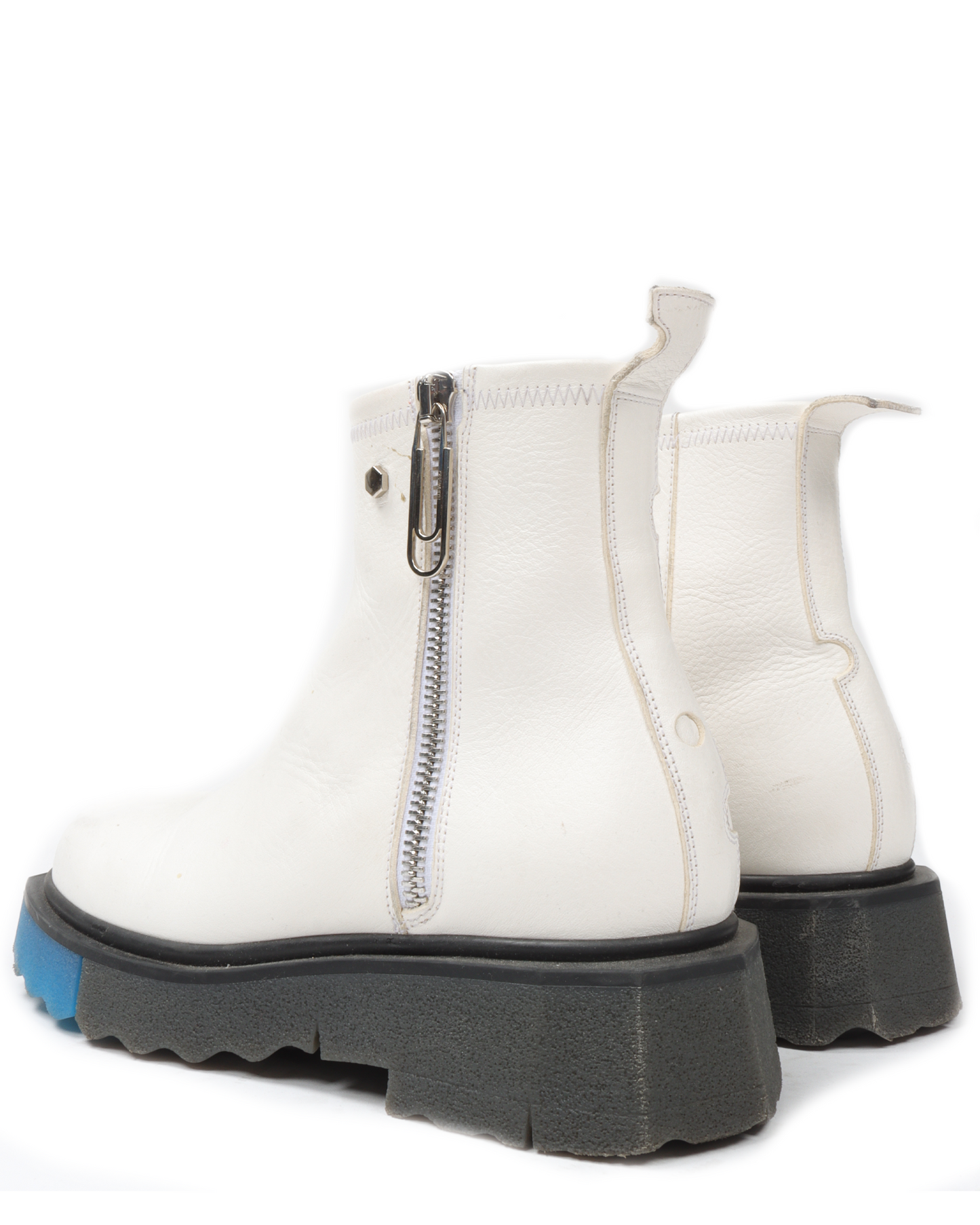 Sponge-Sole Leather Chelsea Boots